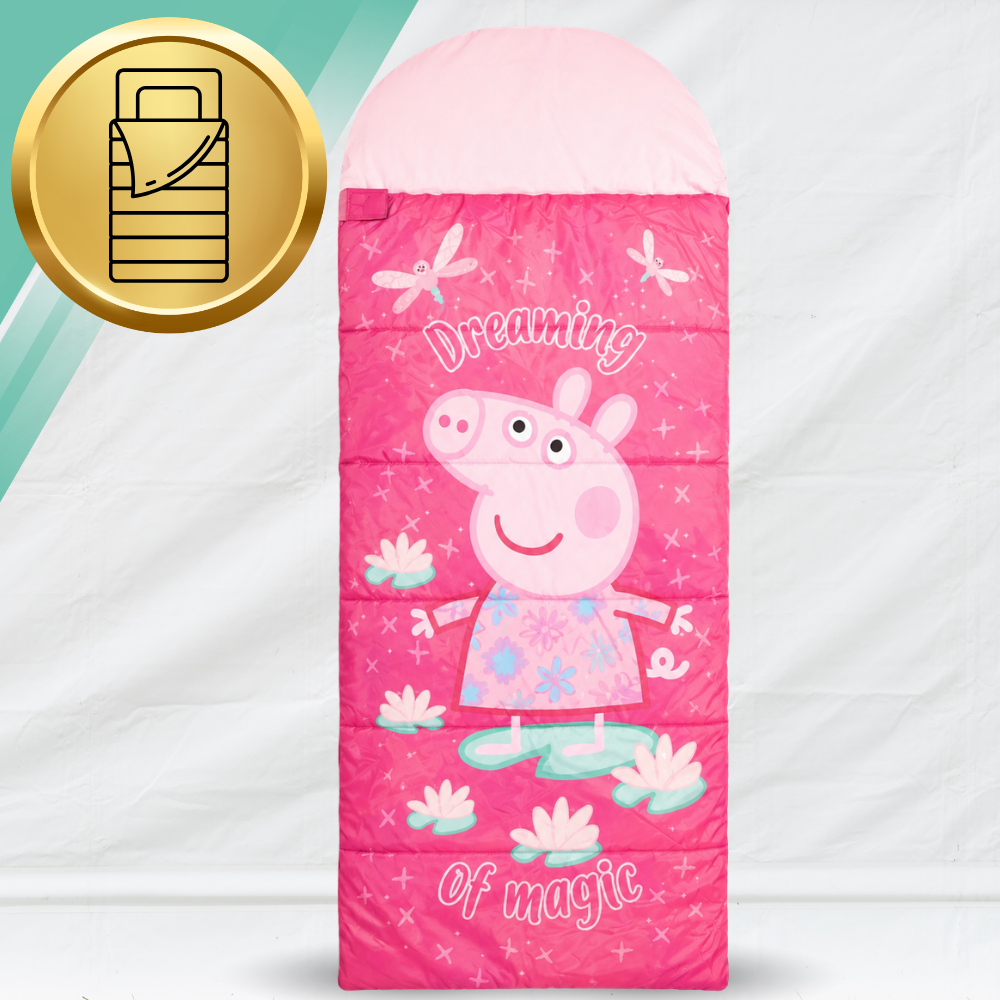 Bērnu guļammaiss Peppa Pig 170 x 70 cm, rozā