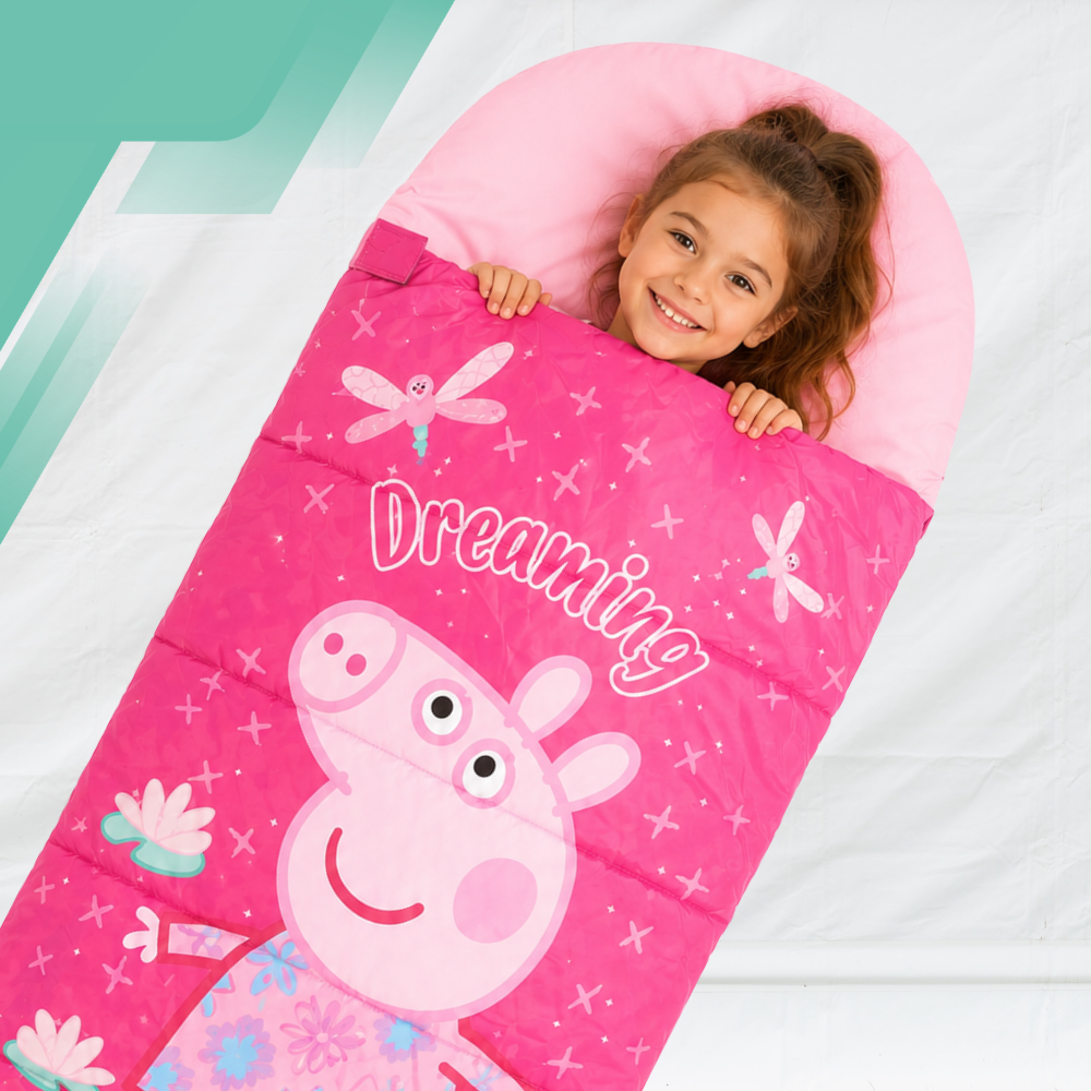Bērnu guļammaiss Peppa Pig 170 x 70 cm, rozā
