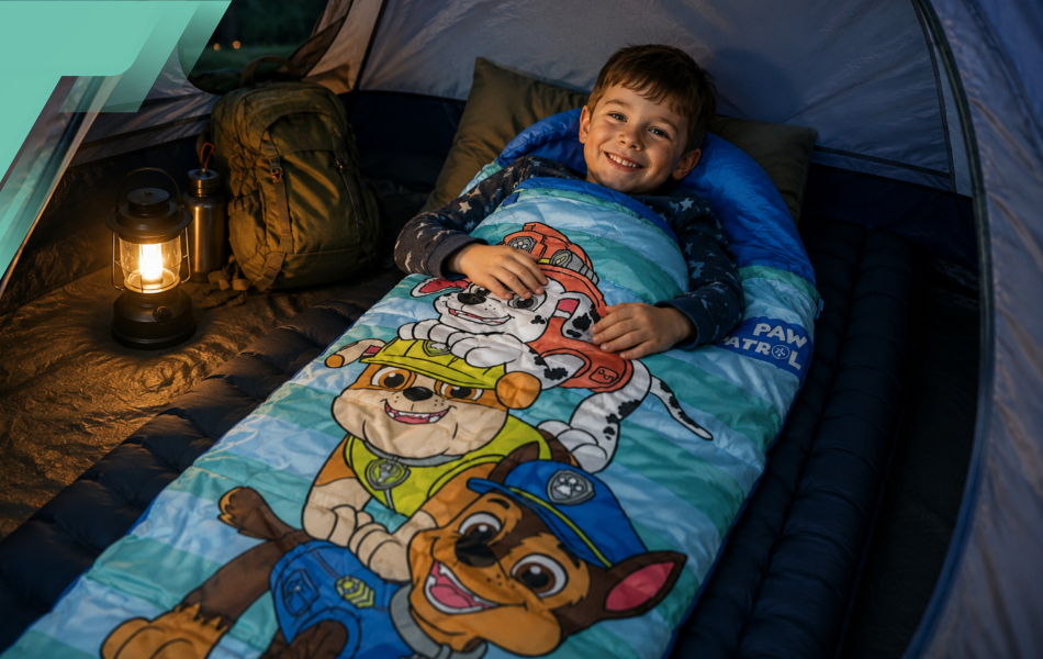 Bērnu guļammaiss Paw Patrol Spin Master 170 x 70 cm, zils
