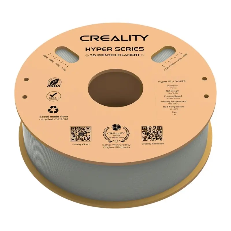 Пластик для 3D-принтера Creality Hyper PLA 1.75мм 1кг Белый
