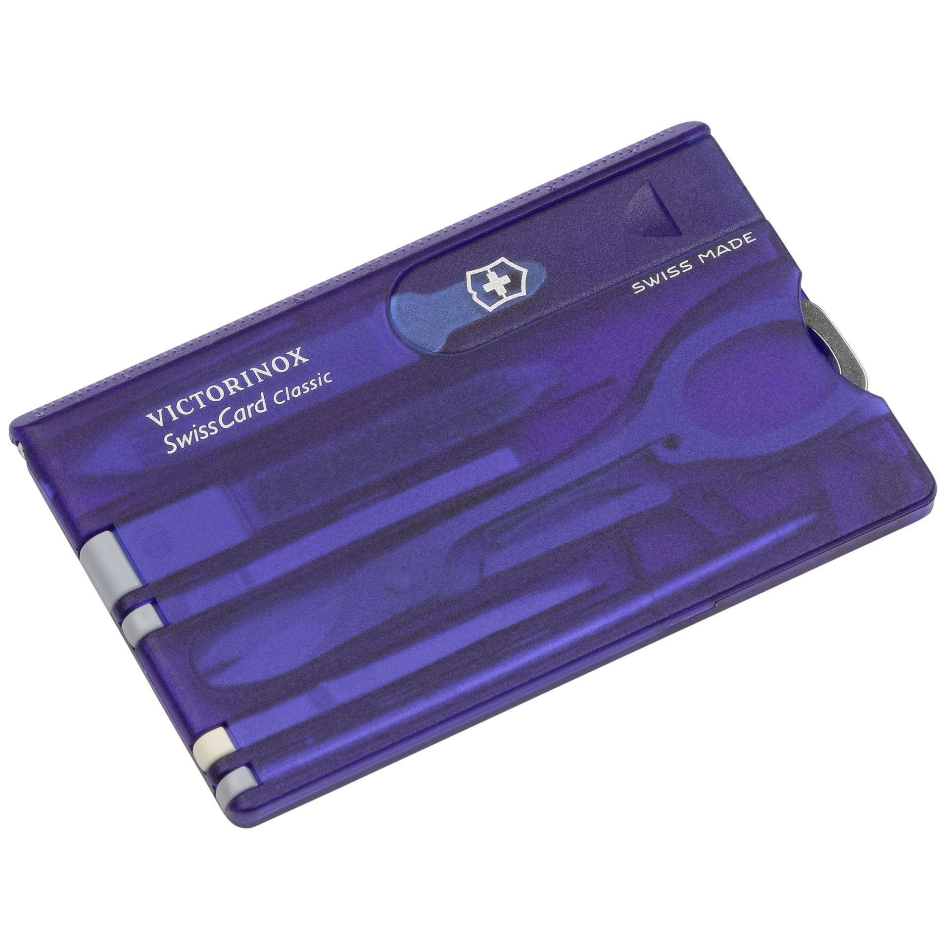 Daudzfunkciju karte Victorinox SwissCard Classic, caurspīdīgi
