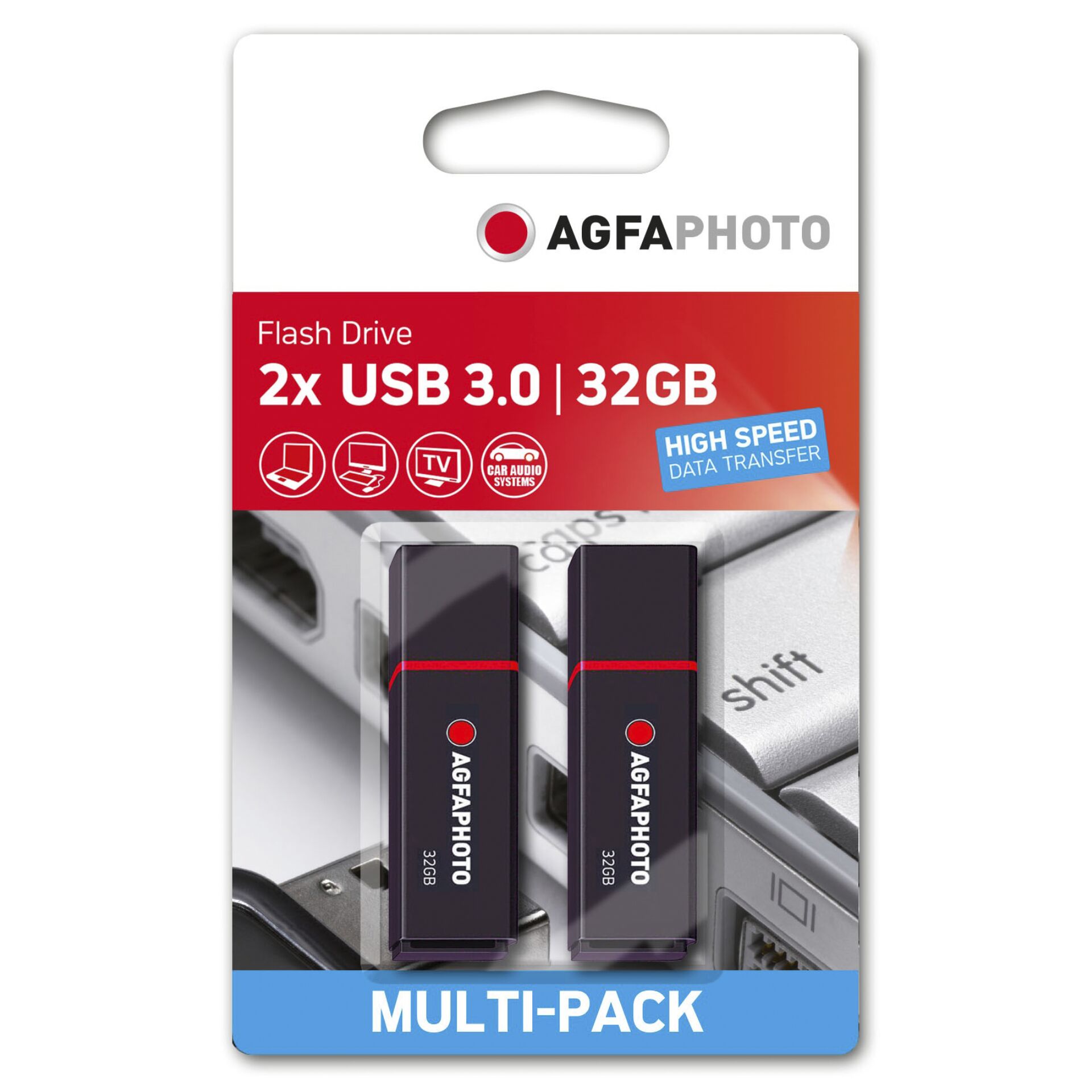 AgfaPhoto USB zibatmiņa 32 GB, 2