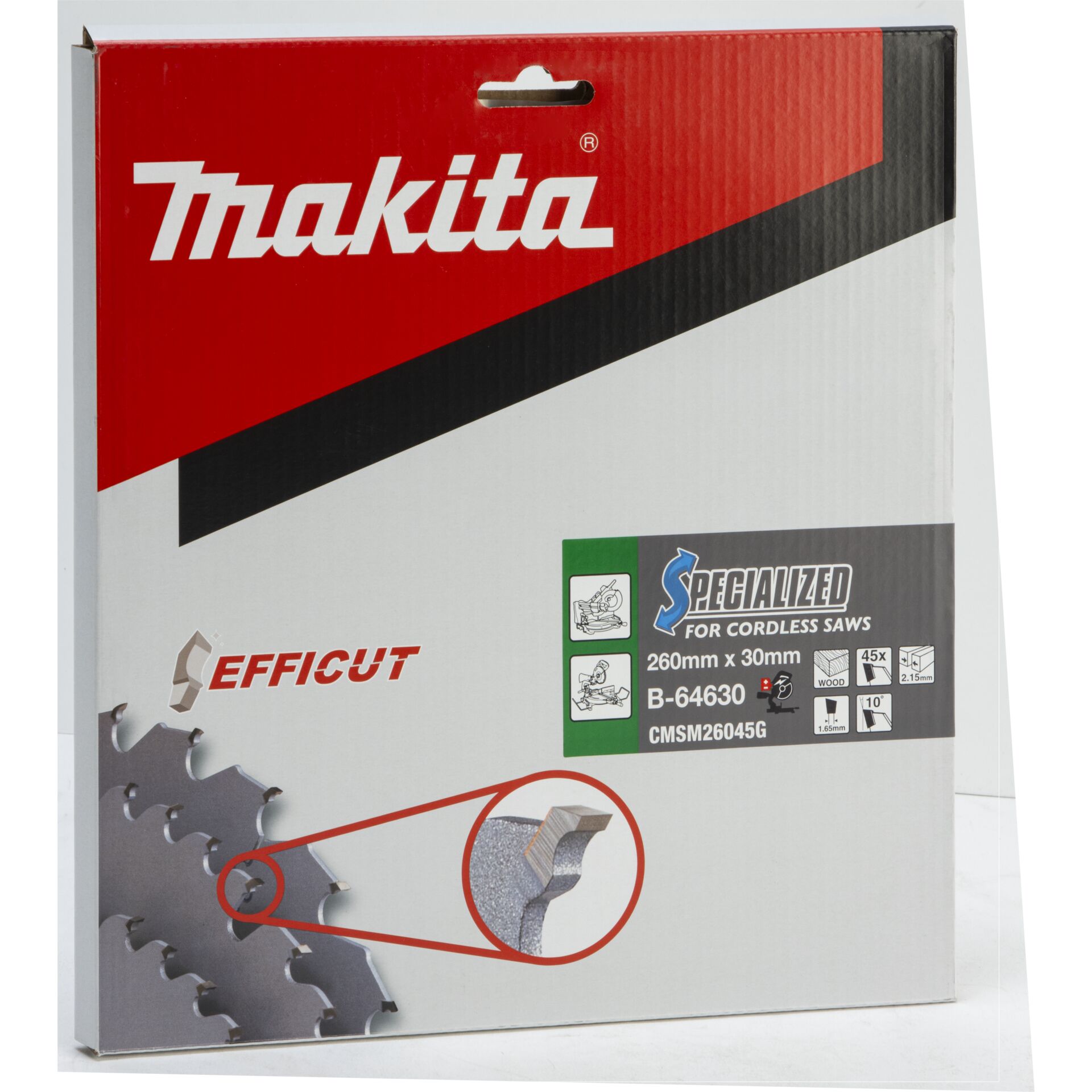 Makita EFFICUT ripzāģa asmens kokam 260x30
