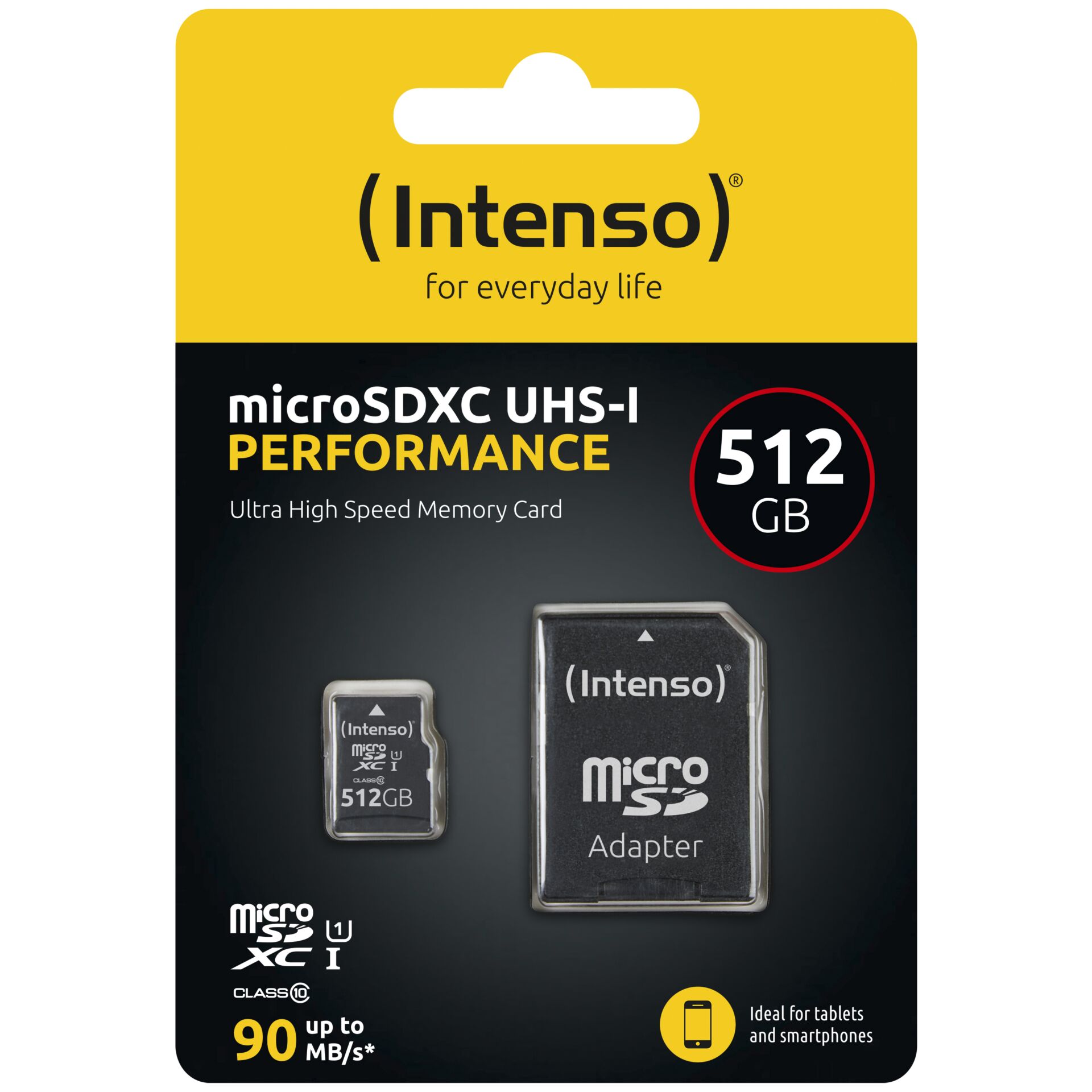 MicroSDXC atmiņas karte Intenso Performance 512GB