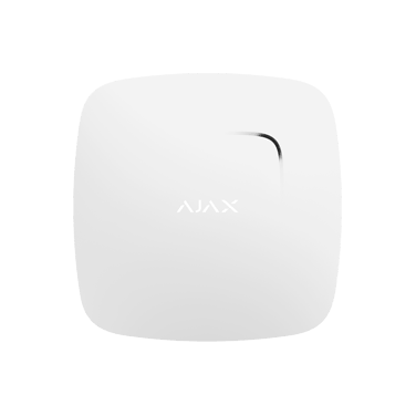 Ajax FireProtect Plus viedais dūmu un CO detektors, balts