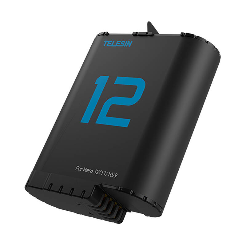 Telesin ārējais akumulators un lādētājs GoPro Hero 5-12 akumulatoriem, 10000 mAh
