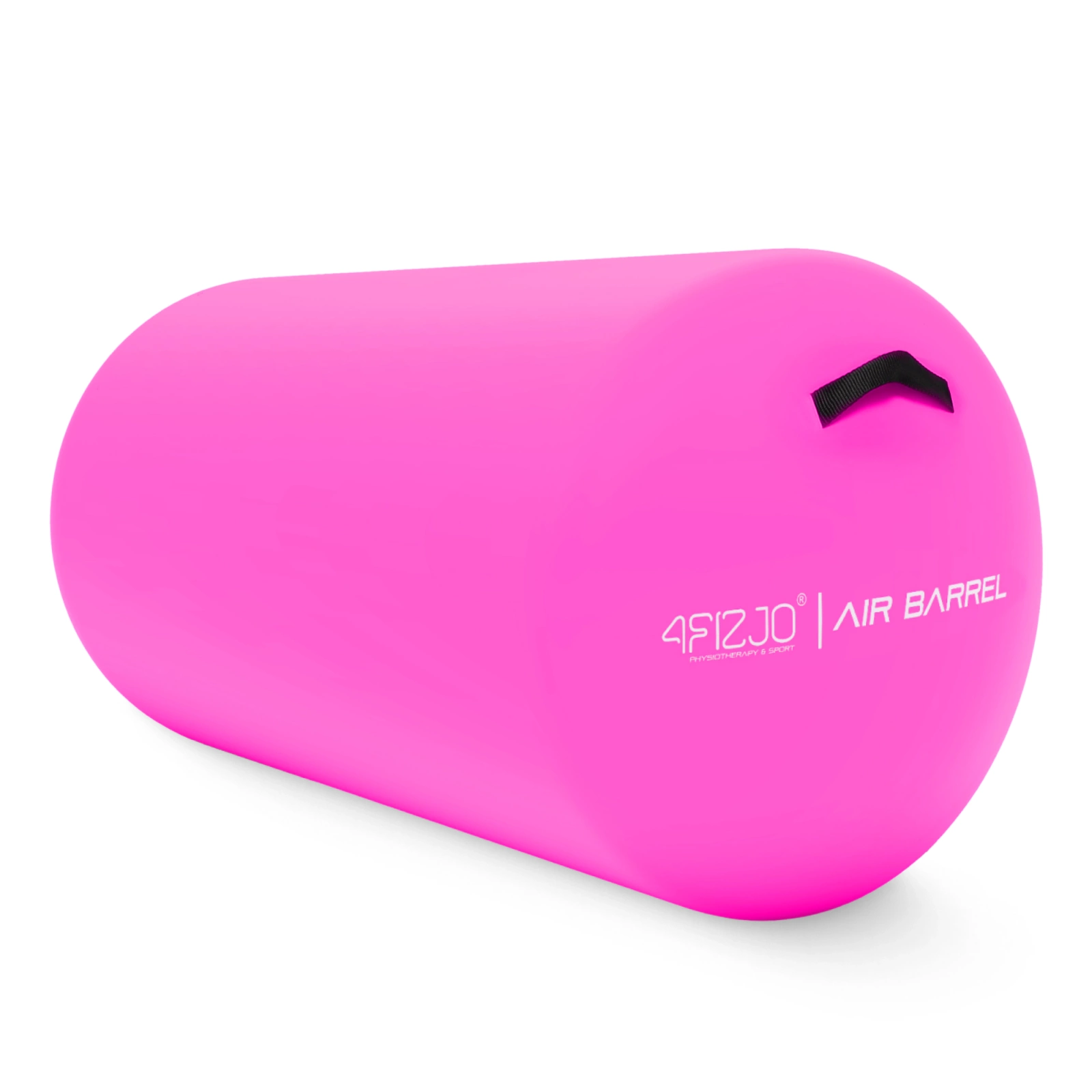 Надувной гимнастический валик 4FIZJO Air Barrel 75 см, розовый