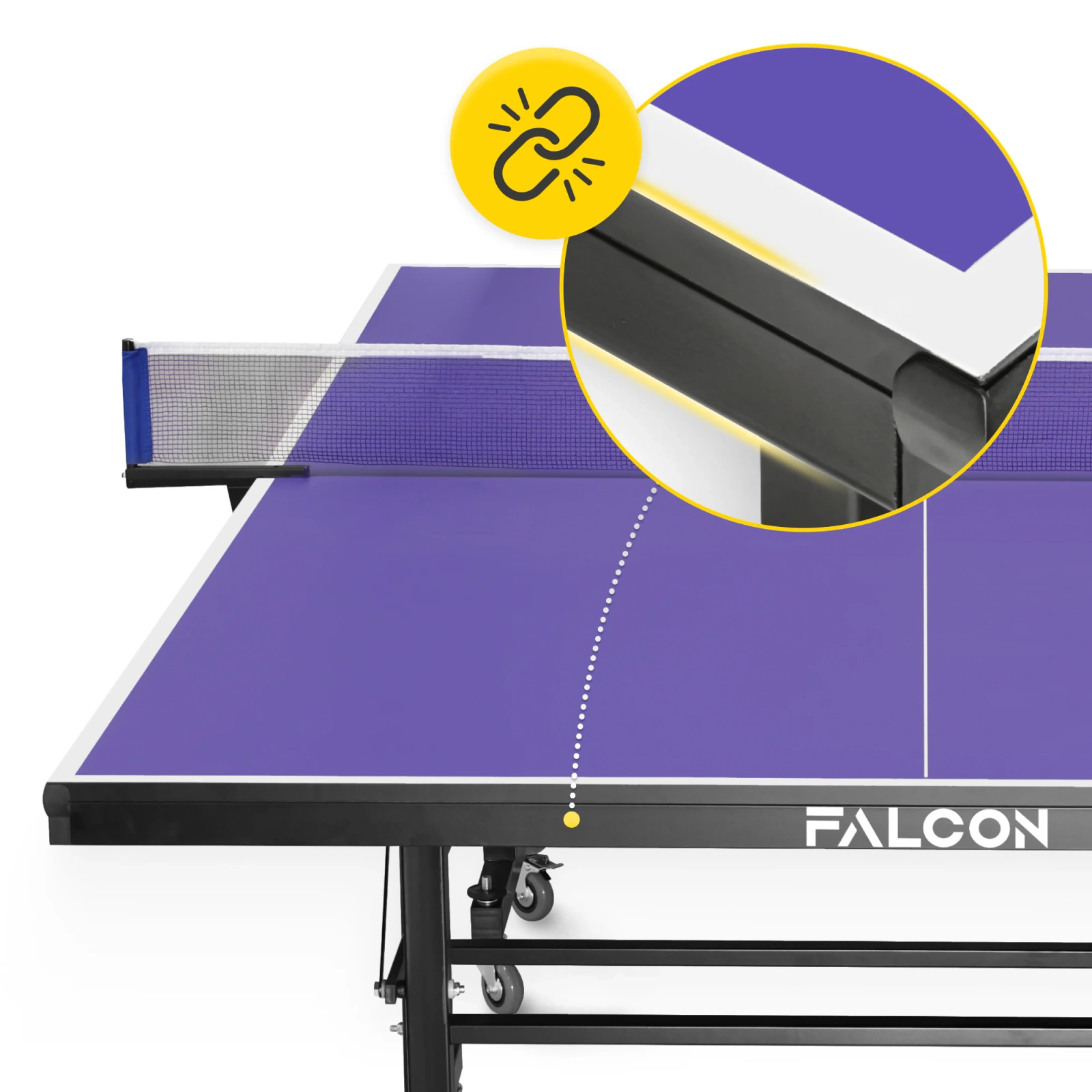 Складной теннисный стол VECTOR+ FALCON, темно-синий