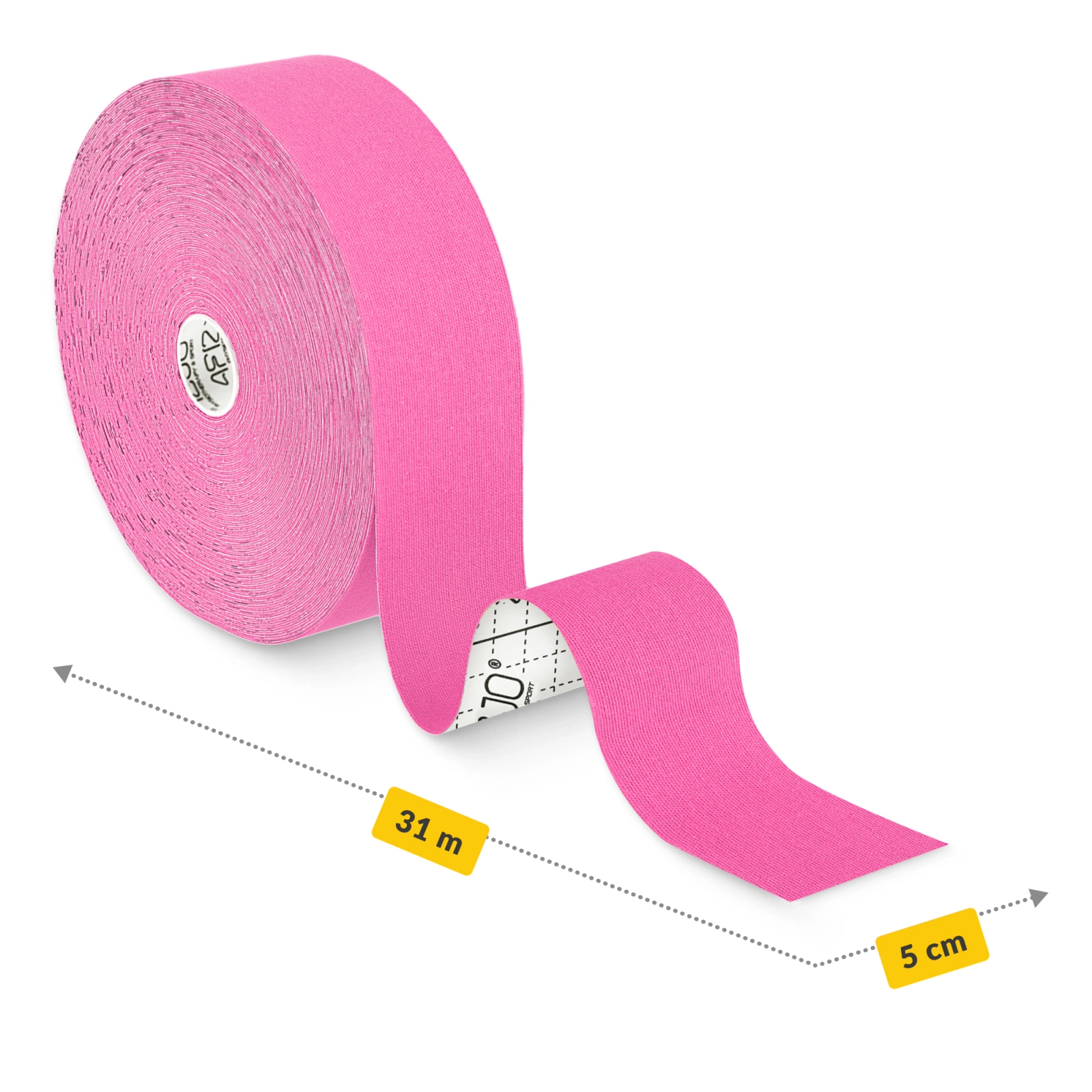 4Fizjo Kinesiology Tape 5 cm x 31 m, Pink