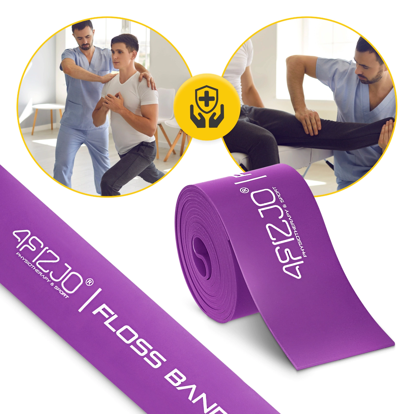 4FIZJO Floss Band for Rehabilitation and Mobility 1 mm, Purple