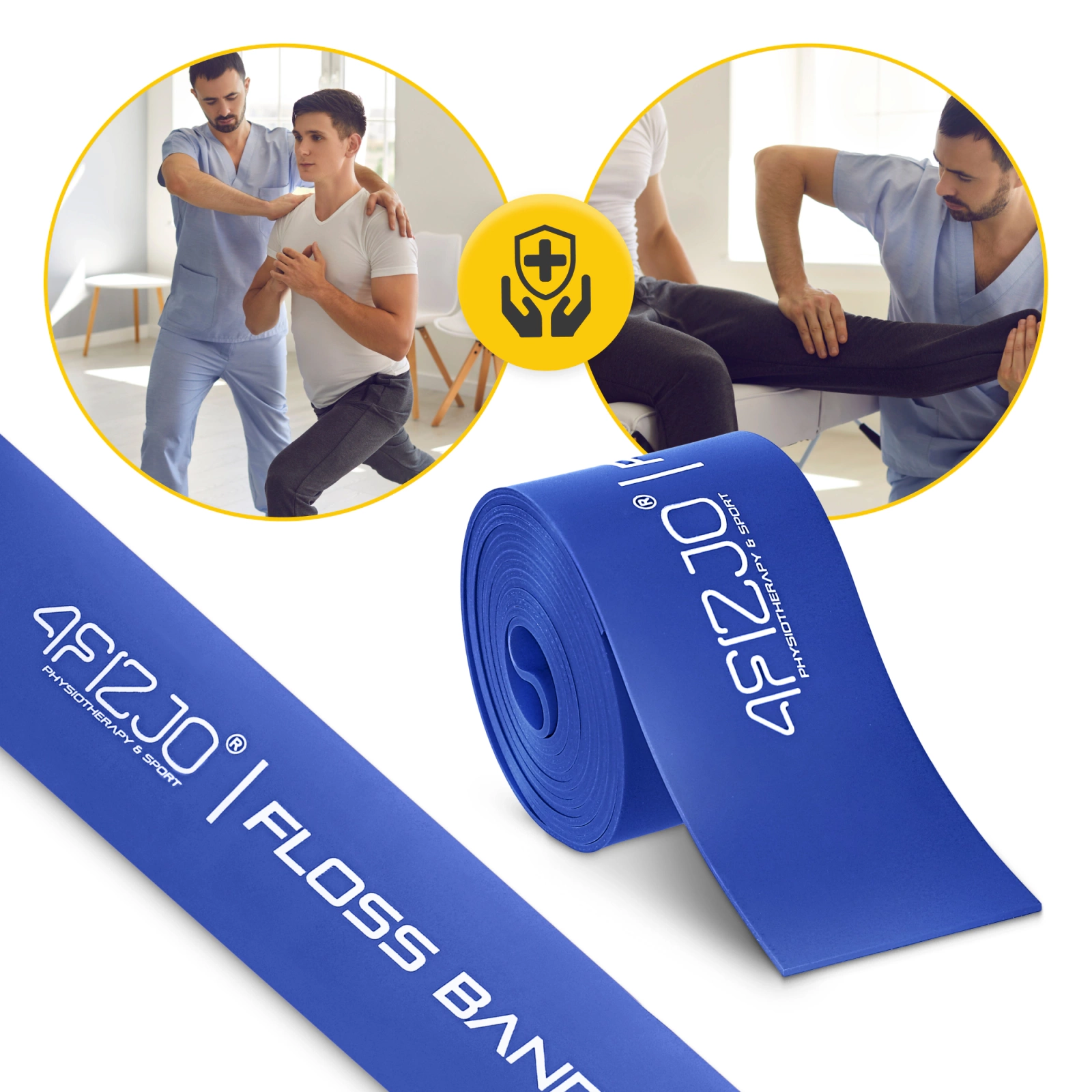 4Fizjo Floss Band Rehabilitation Band 1.5 mm, Blue