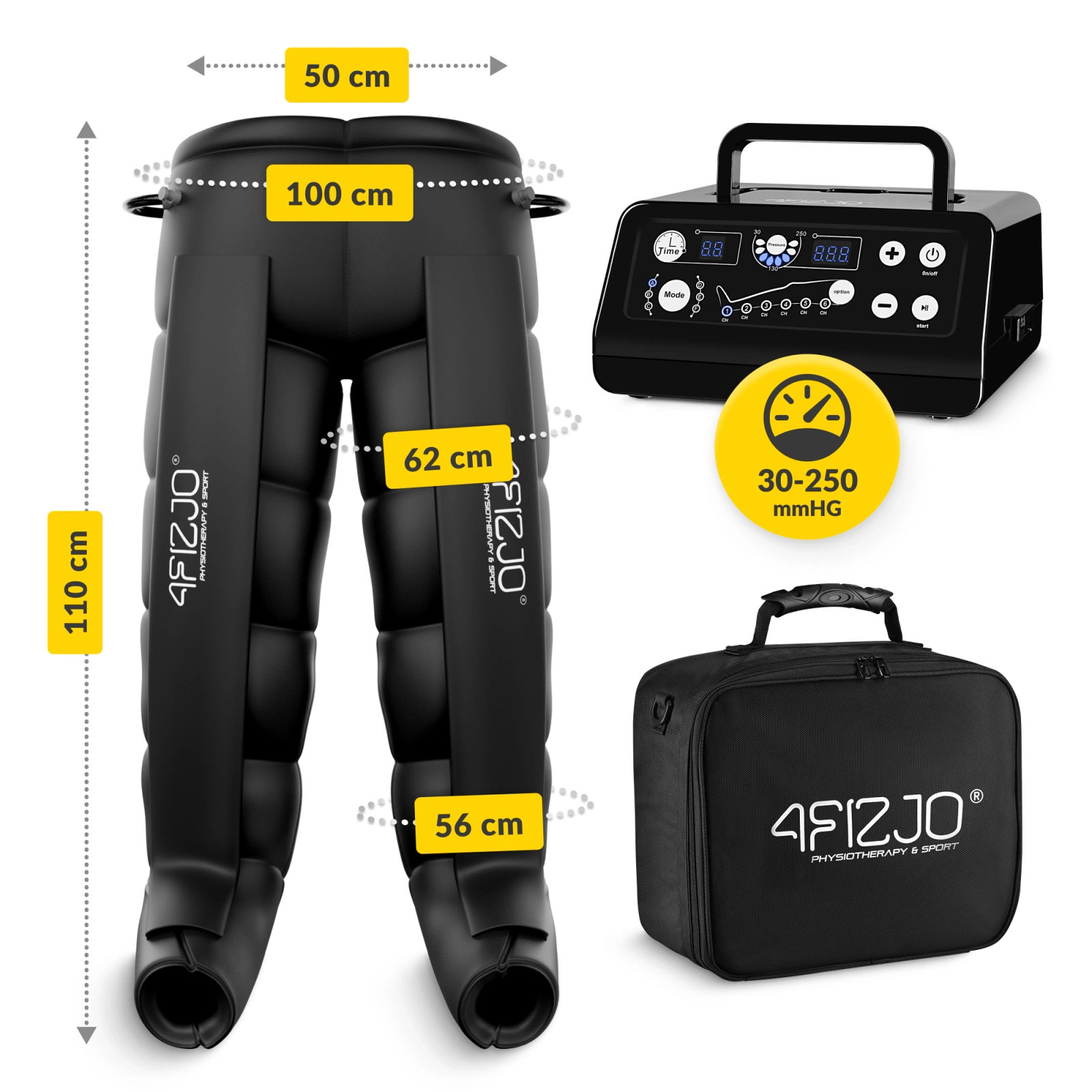 4Fizjo Air Compression Therapy System MED C8 limfodrenāžas aparāts, universāls