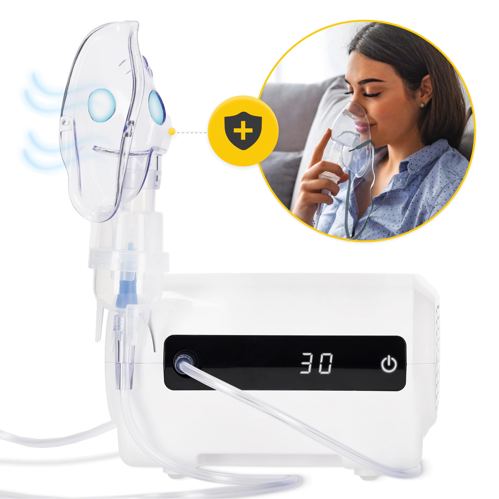 4Fizjo kompresora inhalators - nebulizators PRO