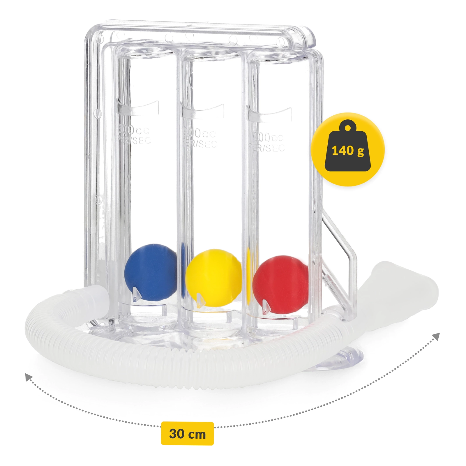 Elpošanas trenažieris ieelpas vingrinājumiem 4FIZJO (1)