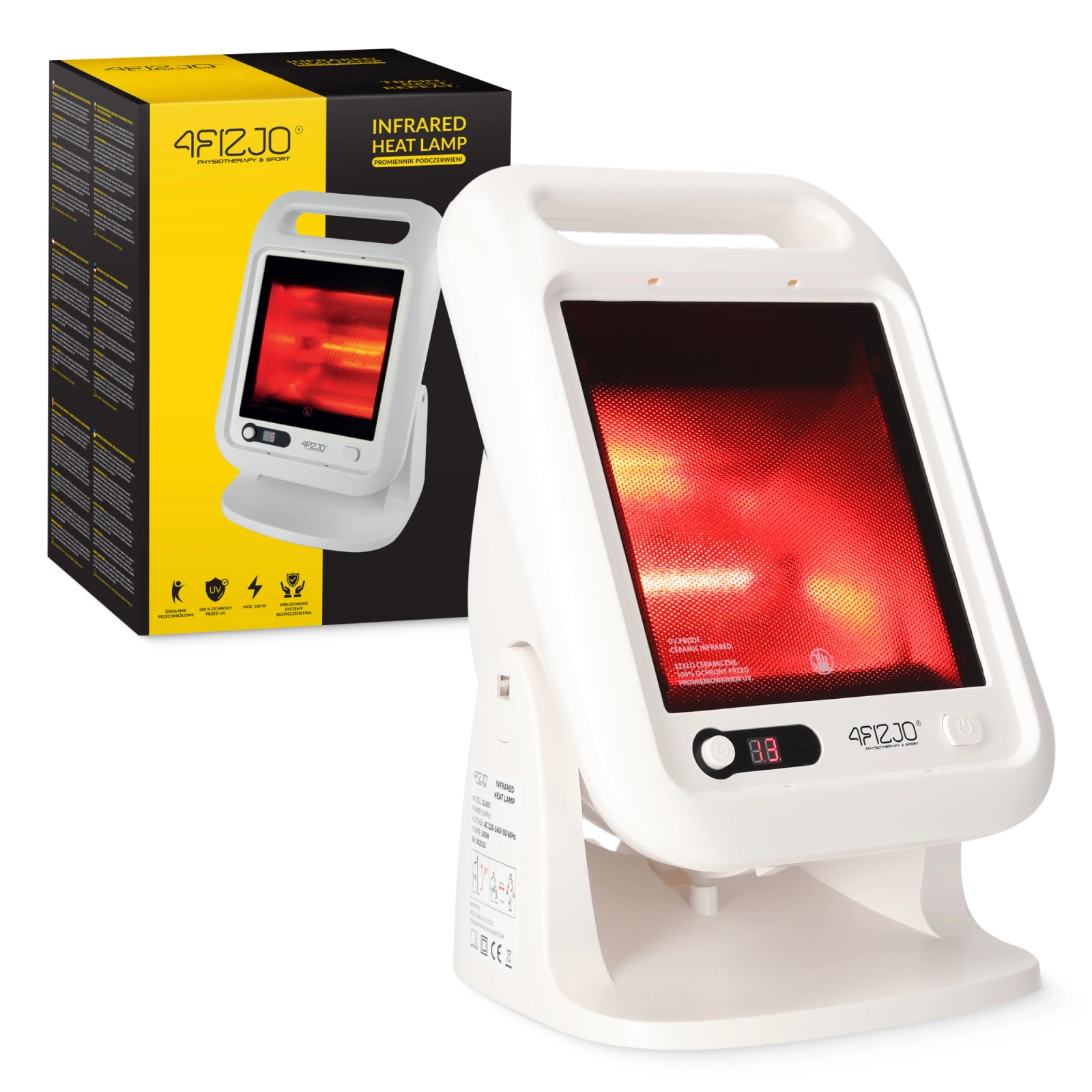 Infrasarkanā lampa gaismas terapijai Sollux 4FIZJO