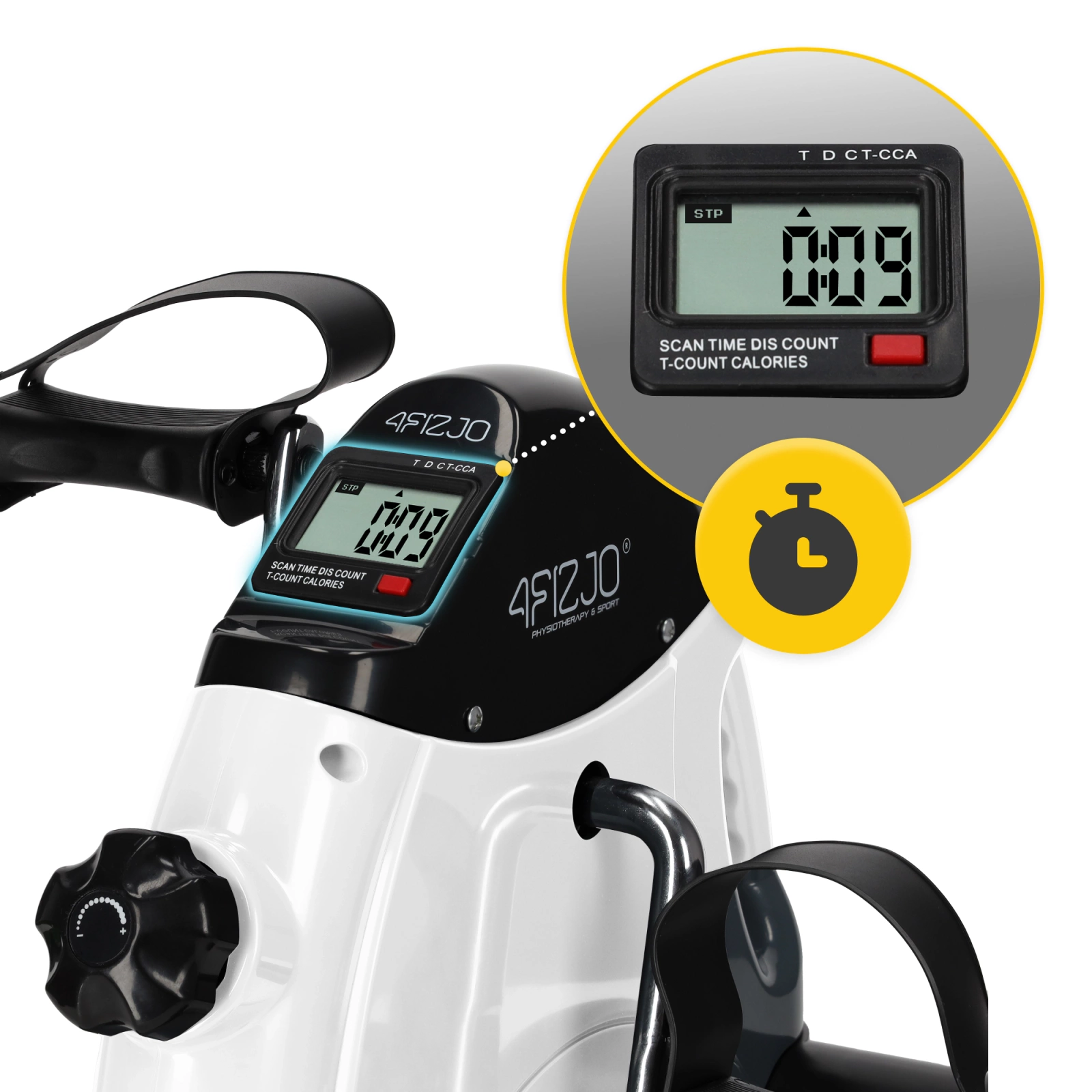 4Fizjo 1834 ACTIVE Rehabilitation Pedal Exerciser for Arms & Legs