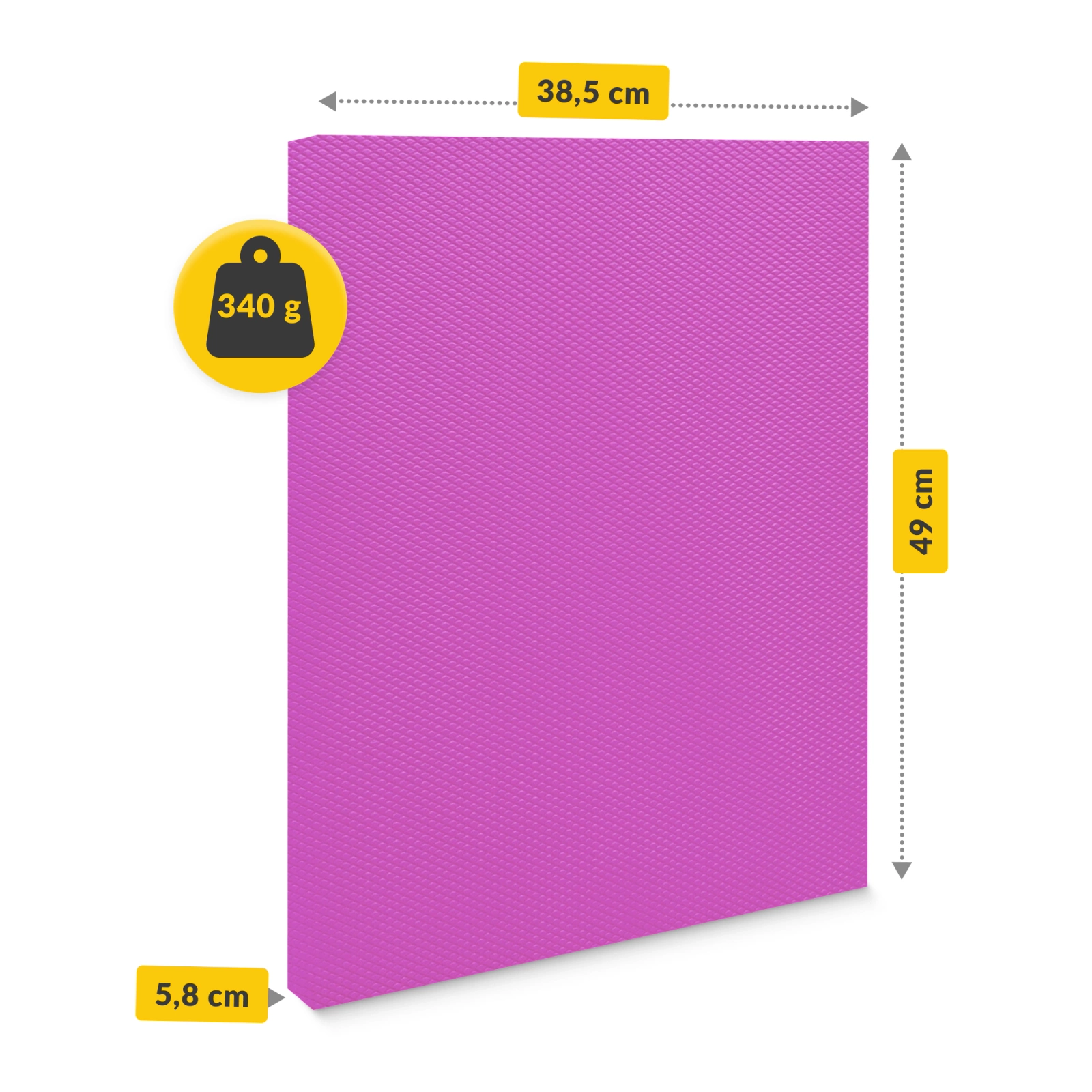 4Fizjo Balance Pad līdzsvara paklājiņš, rozā