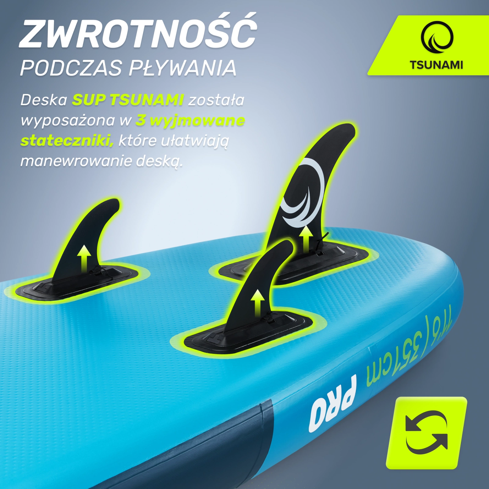 4Fizjo 1837 SUP dēlis PRO TSUNAMI 350 cm T15, daudzkrāsains