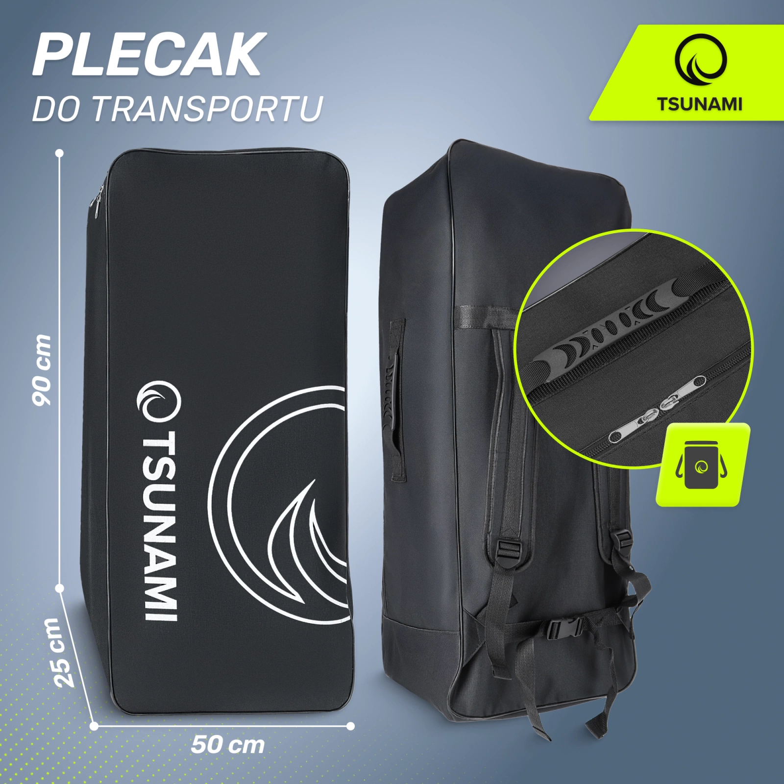 4Fizjo TSUNAMI T08 piepūšamais SUP dēlis 320 cm, daudzkrāsains