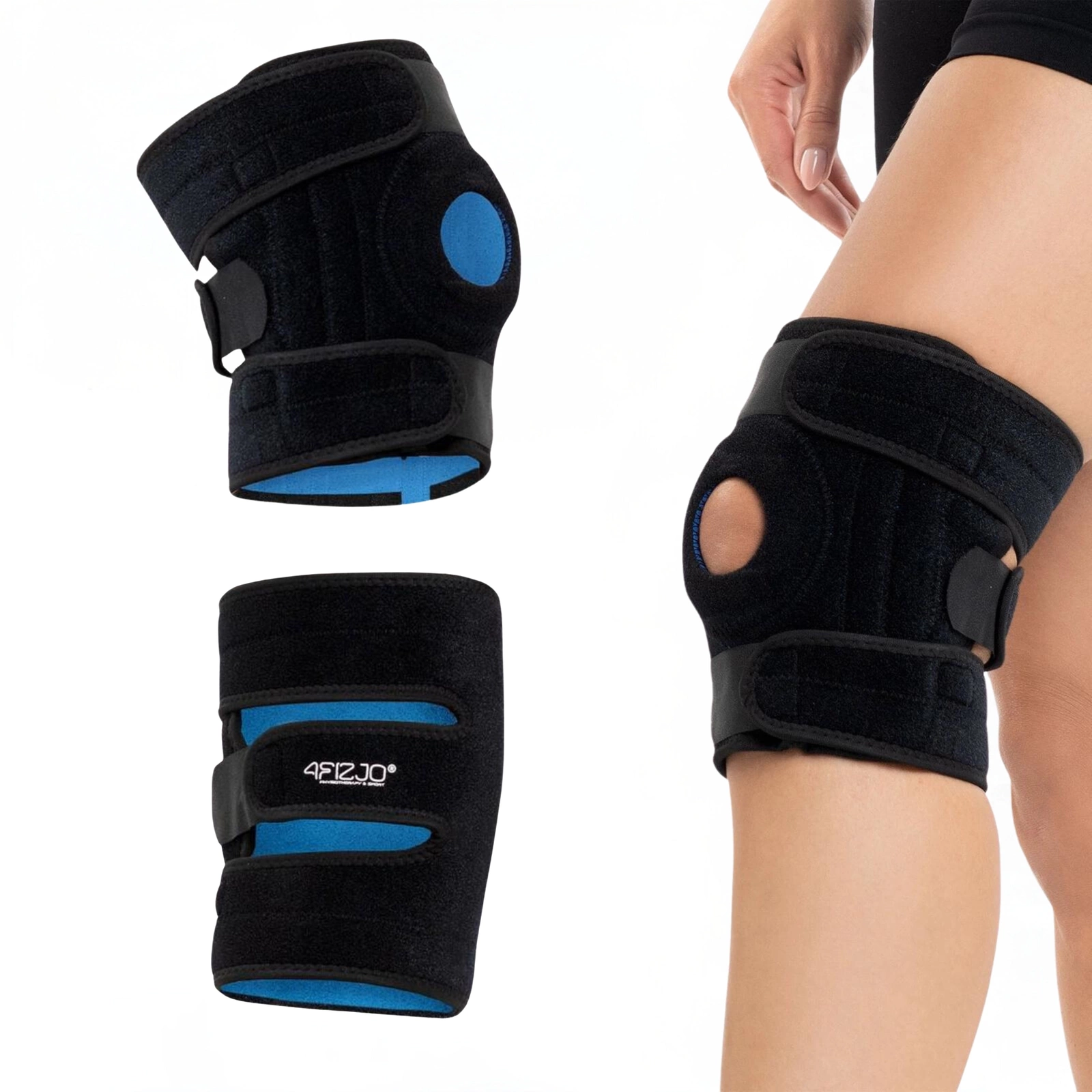 4FIZJO Medical Knee Brace with Gel Patella Support, Universal Size