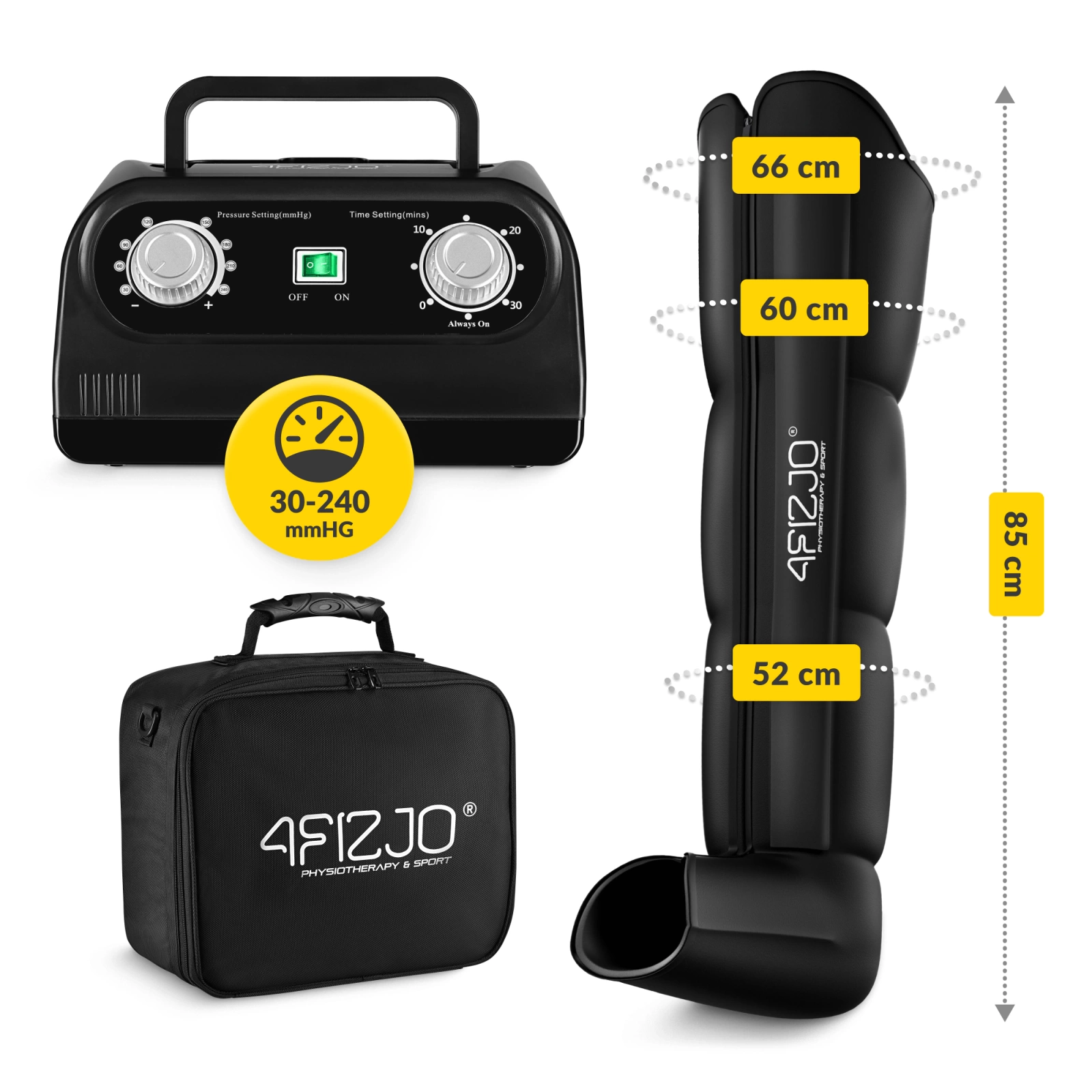 4Fizjo 679 limfodrenāžas aparāts Air Compression Therapy System STD C4, L/XL