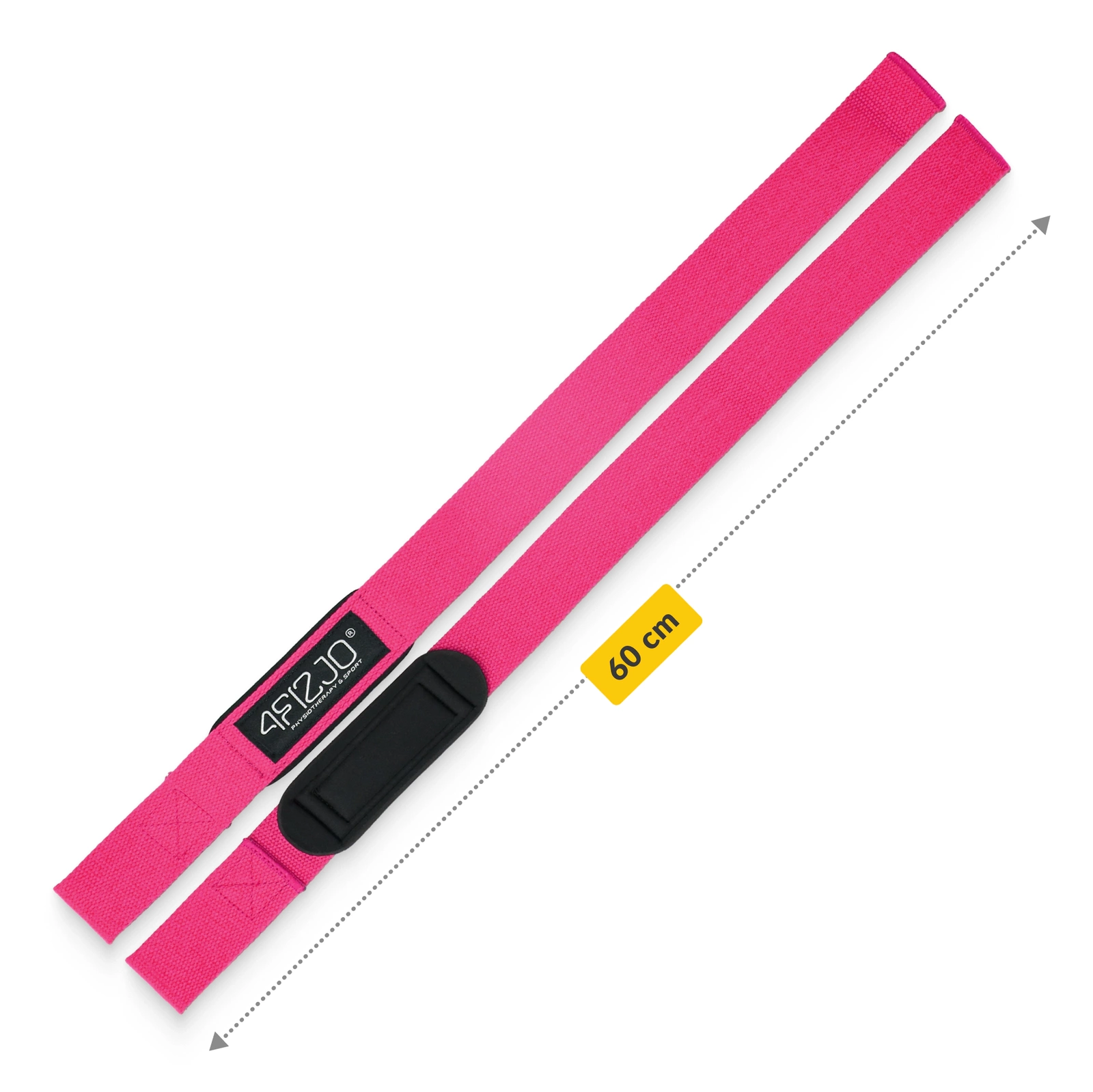 Ремни для тяги 4Fizjo Deadlift Straps, розовые