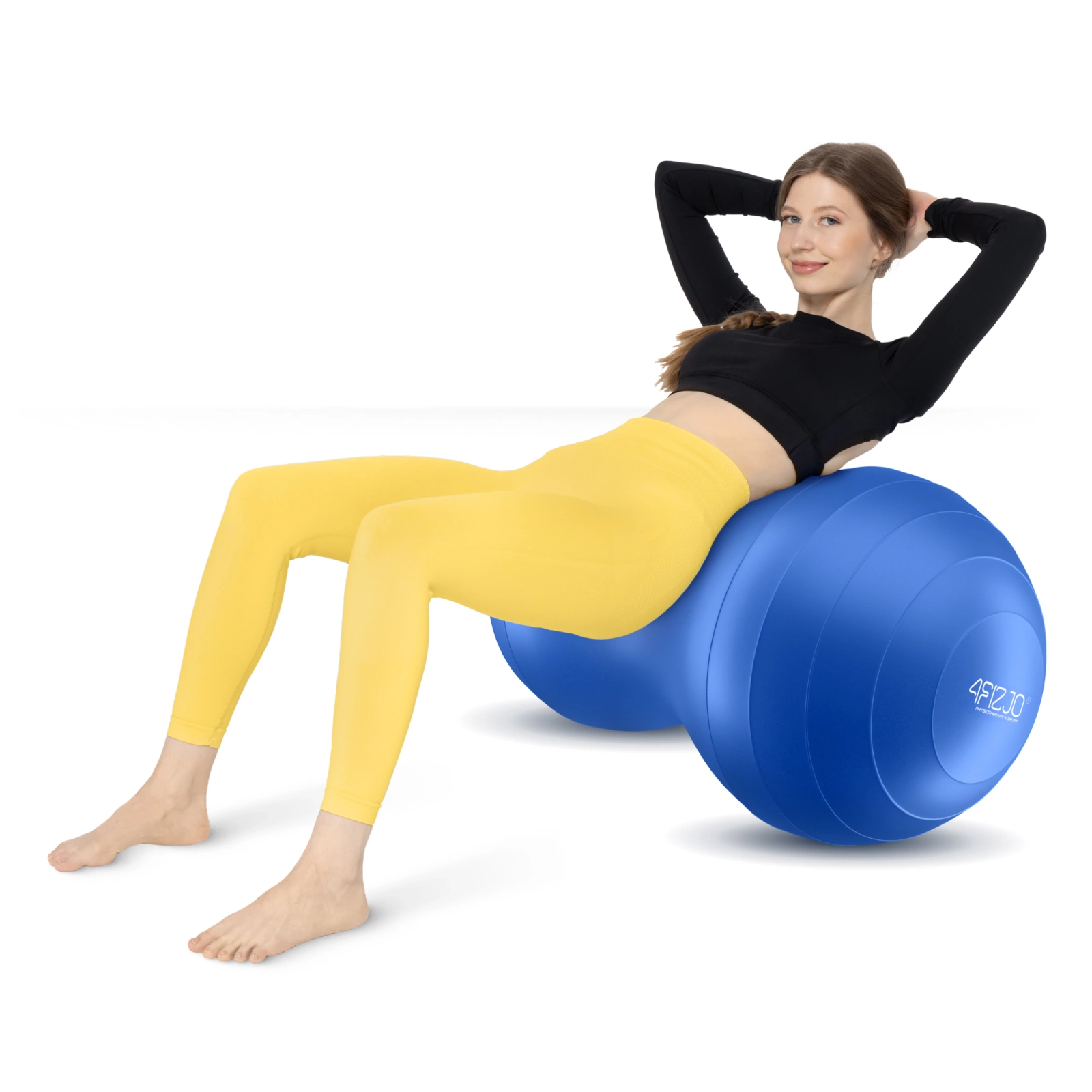 4Fizjo Gymnastic Ball Peanut Air Ball 45x90 cm, Blue