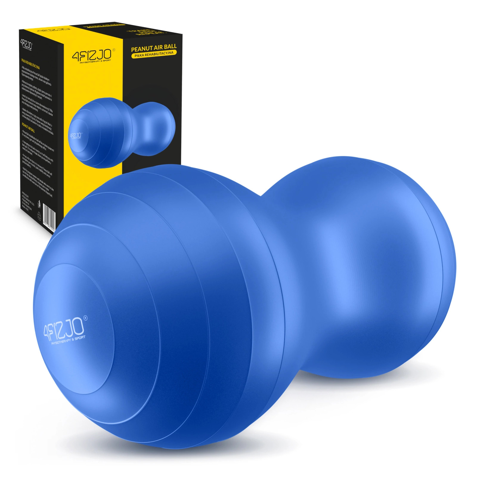 4Fizjo Gymnastic Ball Peanut Air Ball 45x90 cm, Blue