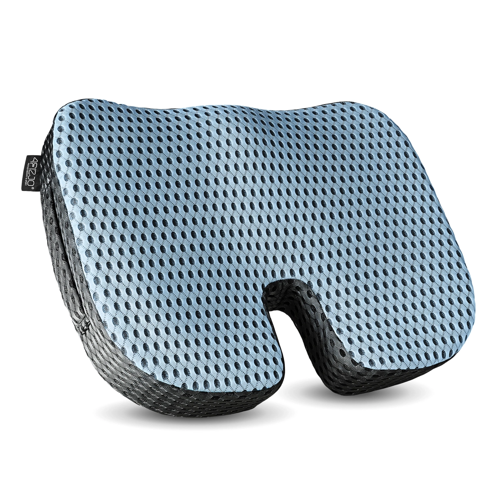 Ortopēdiskais sēdekļa spilvens ar atmiņas putām, zils
