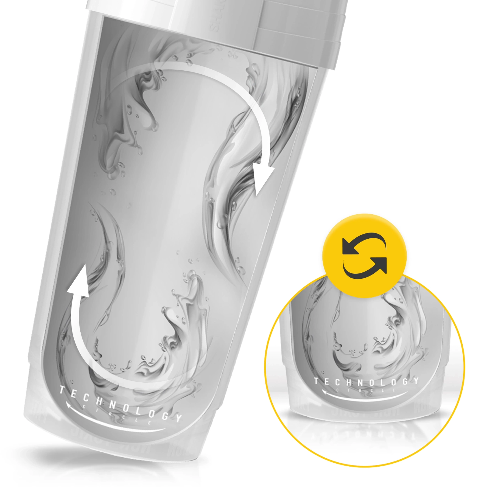 4Fizjo ULTRA sporta šeikeris 700 ml, balts/zils