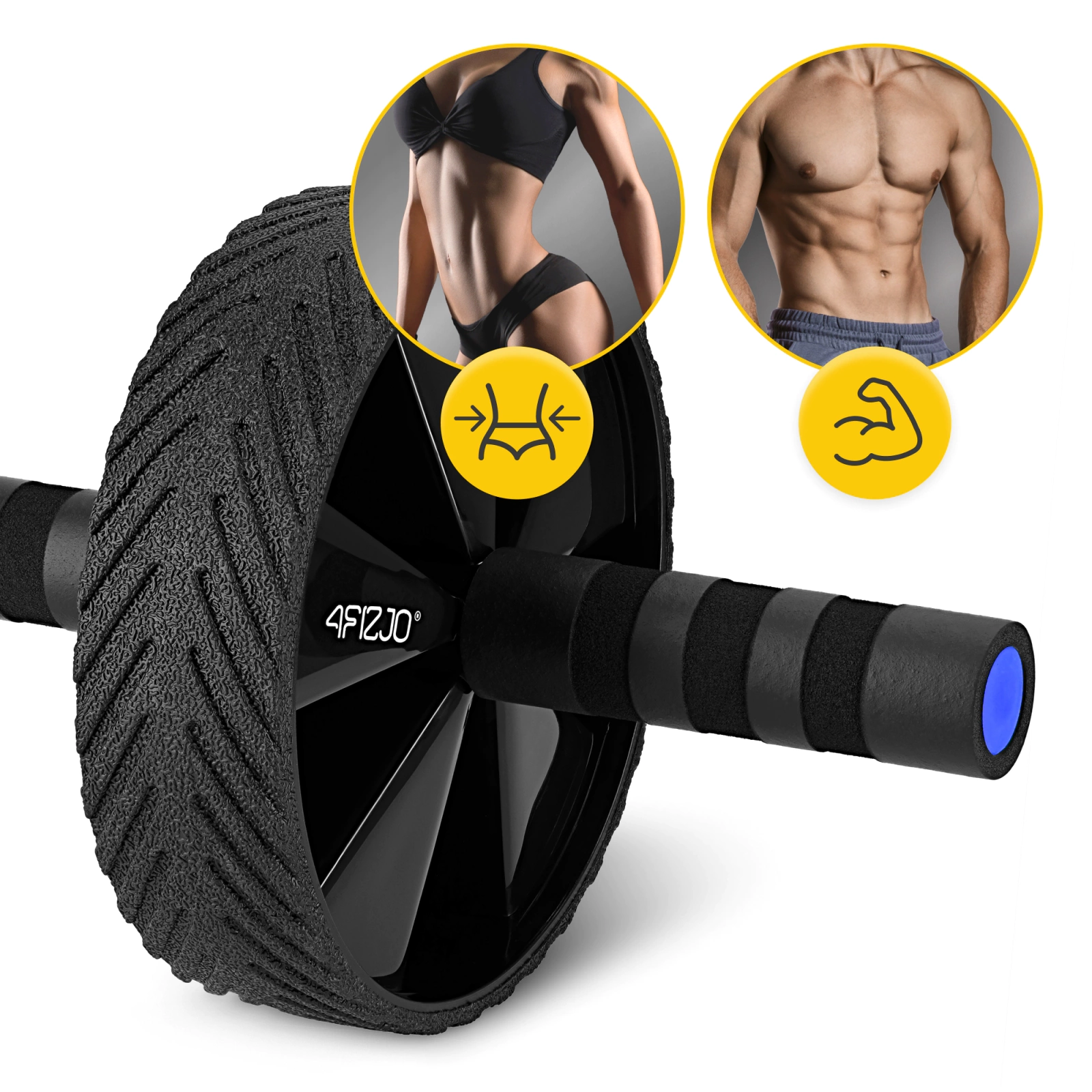 Ролик для пресса 4FIZJO AB Wheel PRO, синий