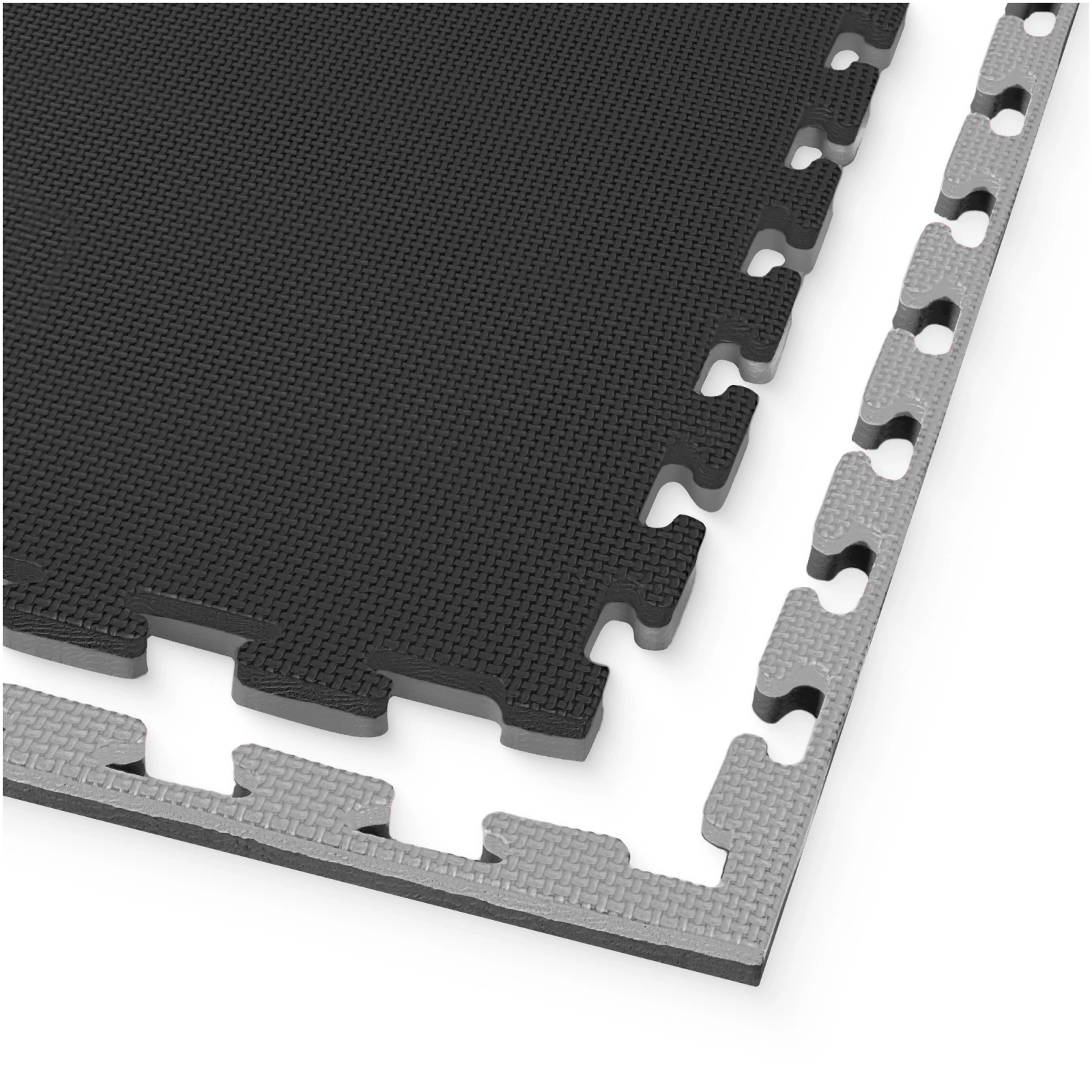 Aizsargpaklājs grīdai PUZZLE 4FIZJO 100 x 100 cm trenažieriem, pelēks