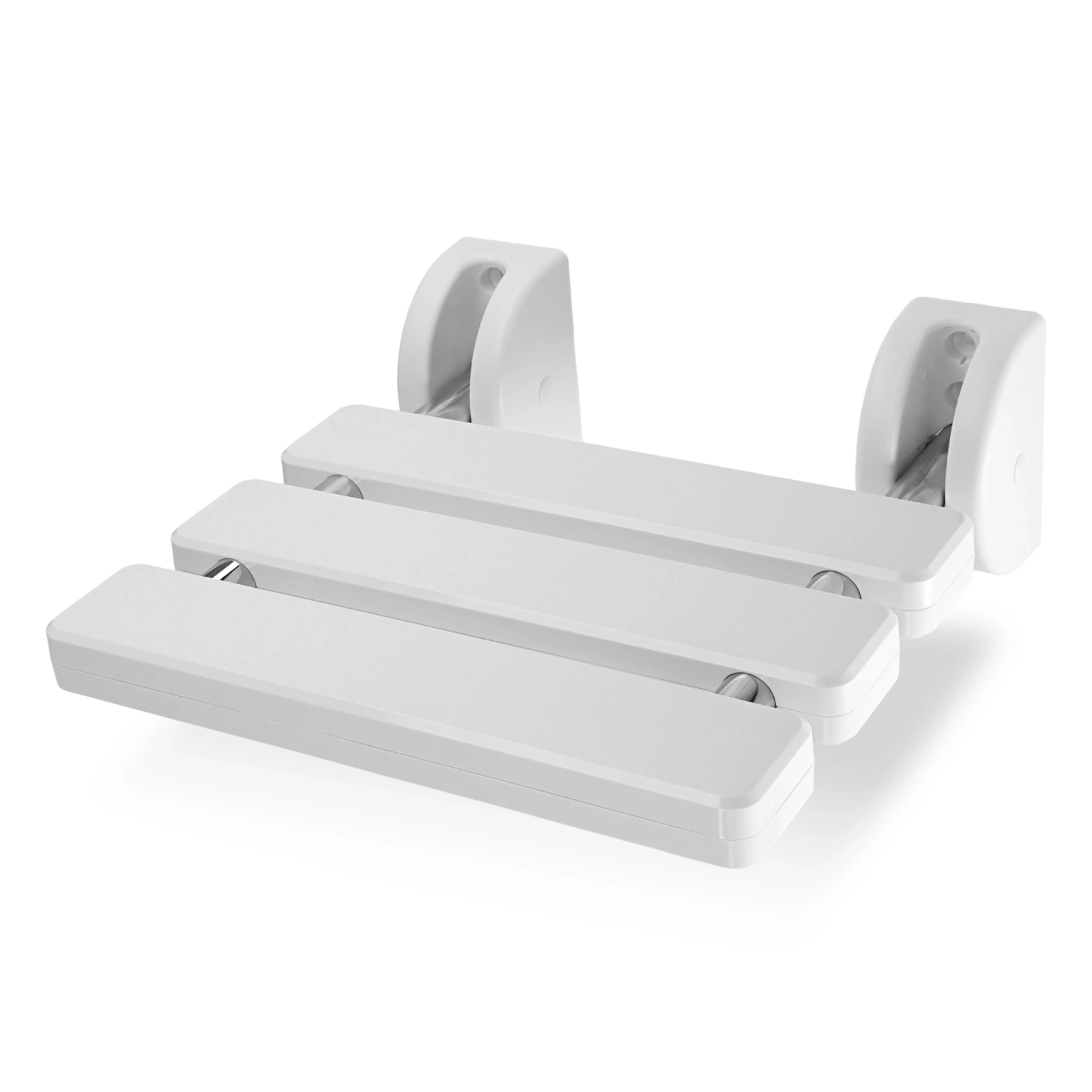 4Fizjo 1956 saliekams sienas dušas sēdeklis, balts