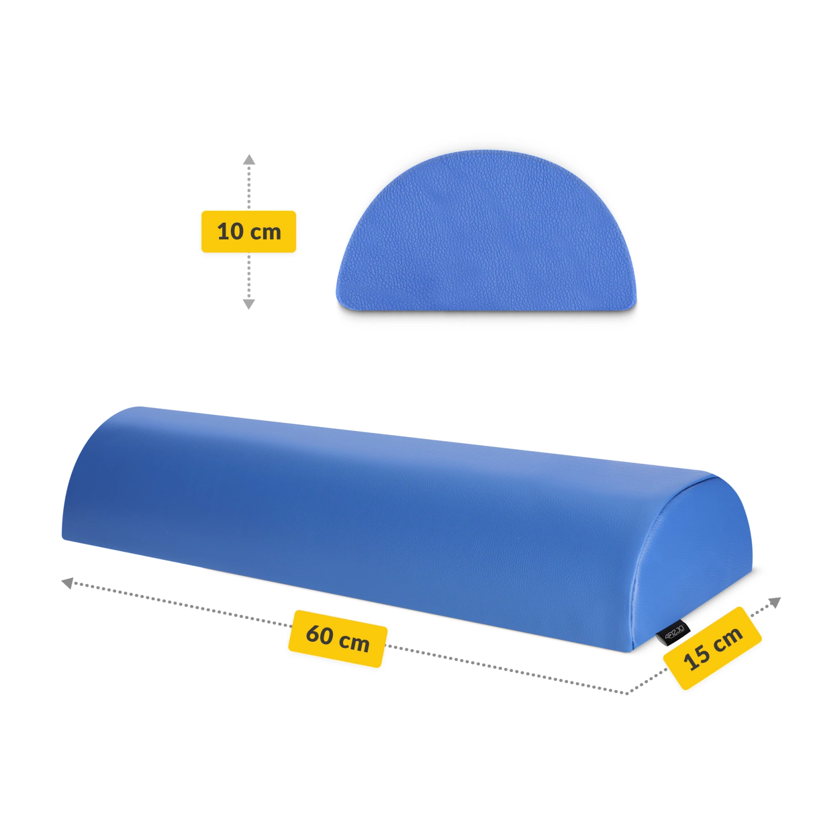 4Fizjo 1166 Rehabilitation and Massage Half-Roll, Blue