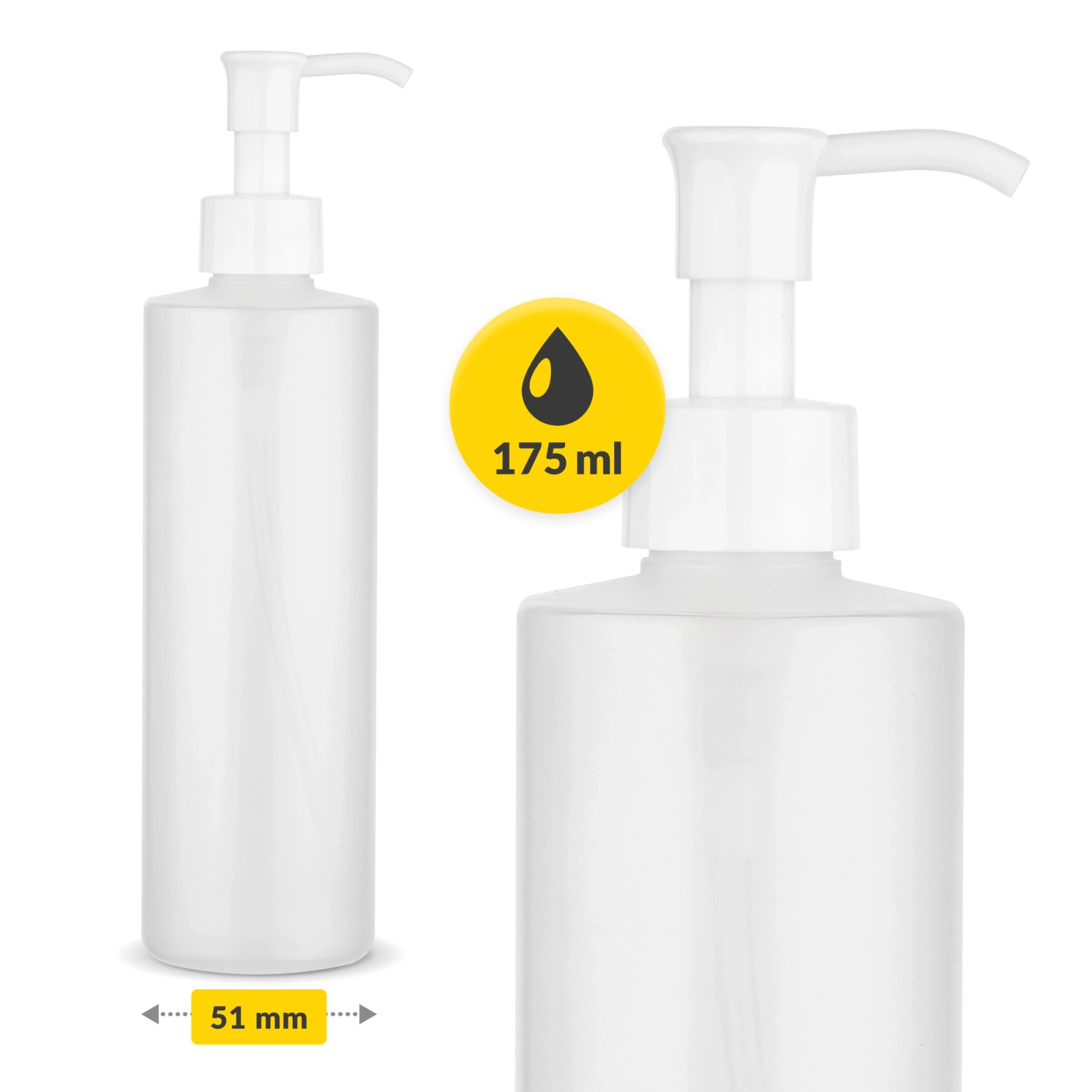4Fizjo masāžas eļļas sildītāja pudele ar dozatoru, 175 ml