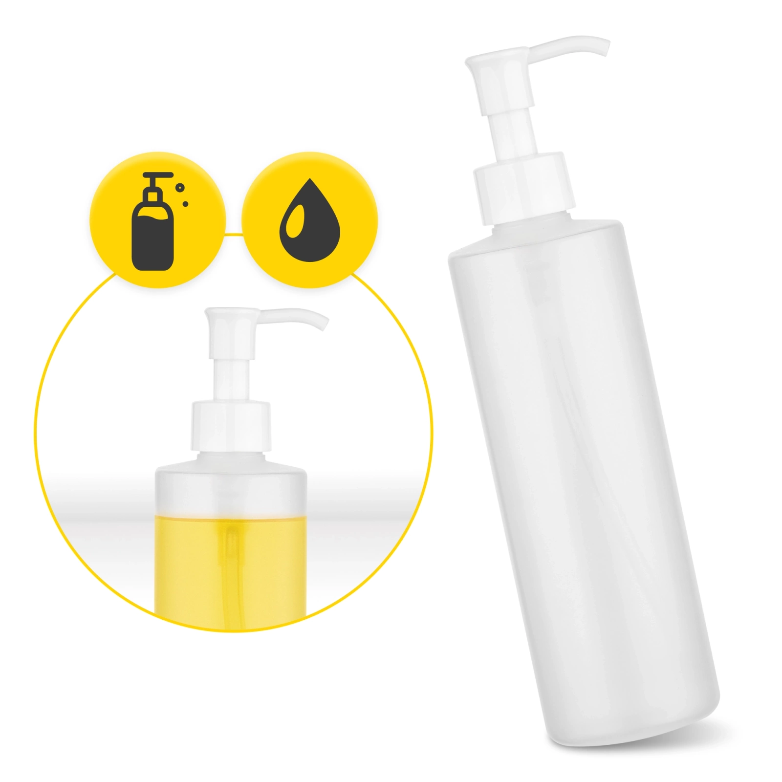 4Fizjo masāžas eļļas sildītāja pudele ar dozatoru, 175 ml