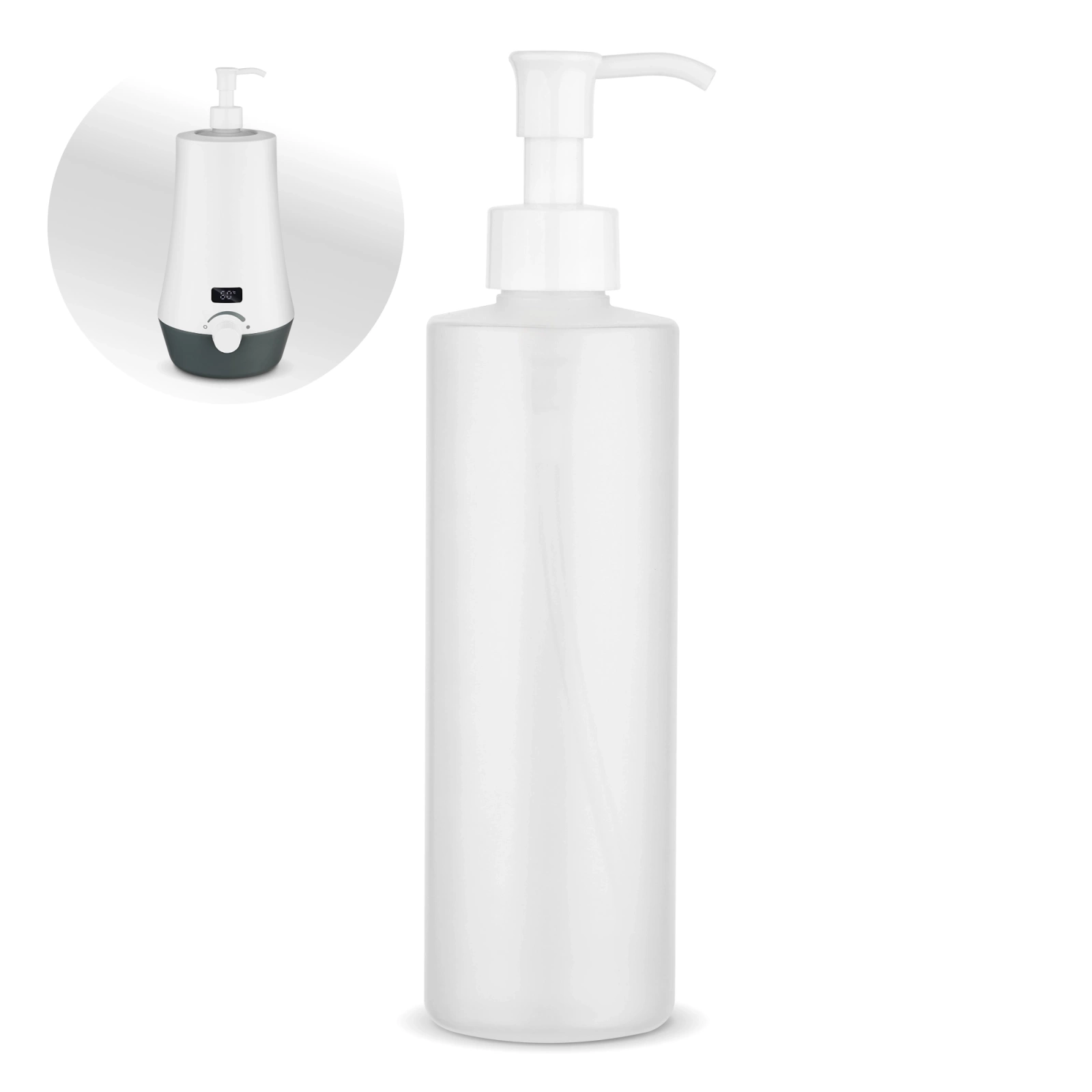 4Fizjo masāžas eļļas sildītāja pudele ar dozatoru, 175 ml