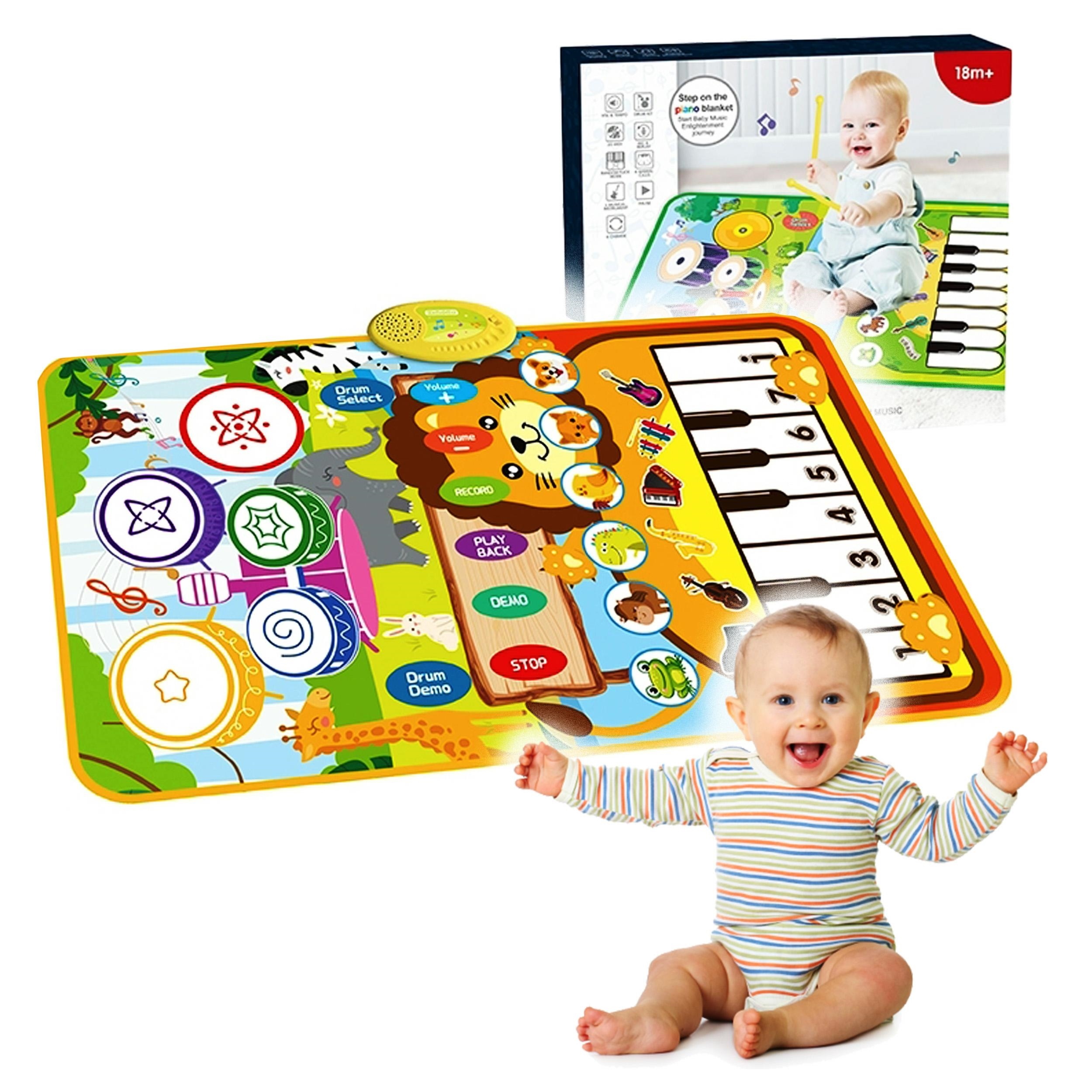 Gotel V4C muzikālais attīstošais paklājiņš ar instrumentiem