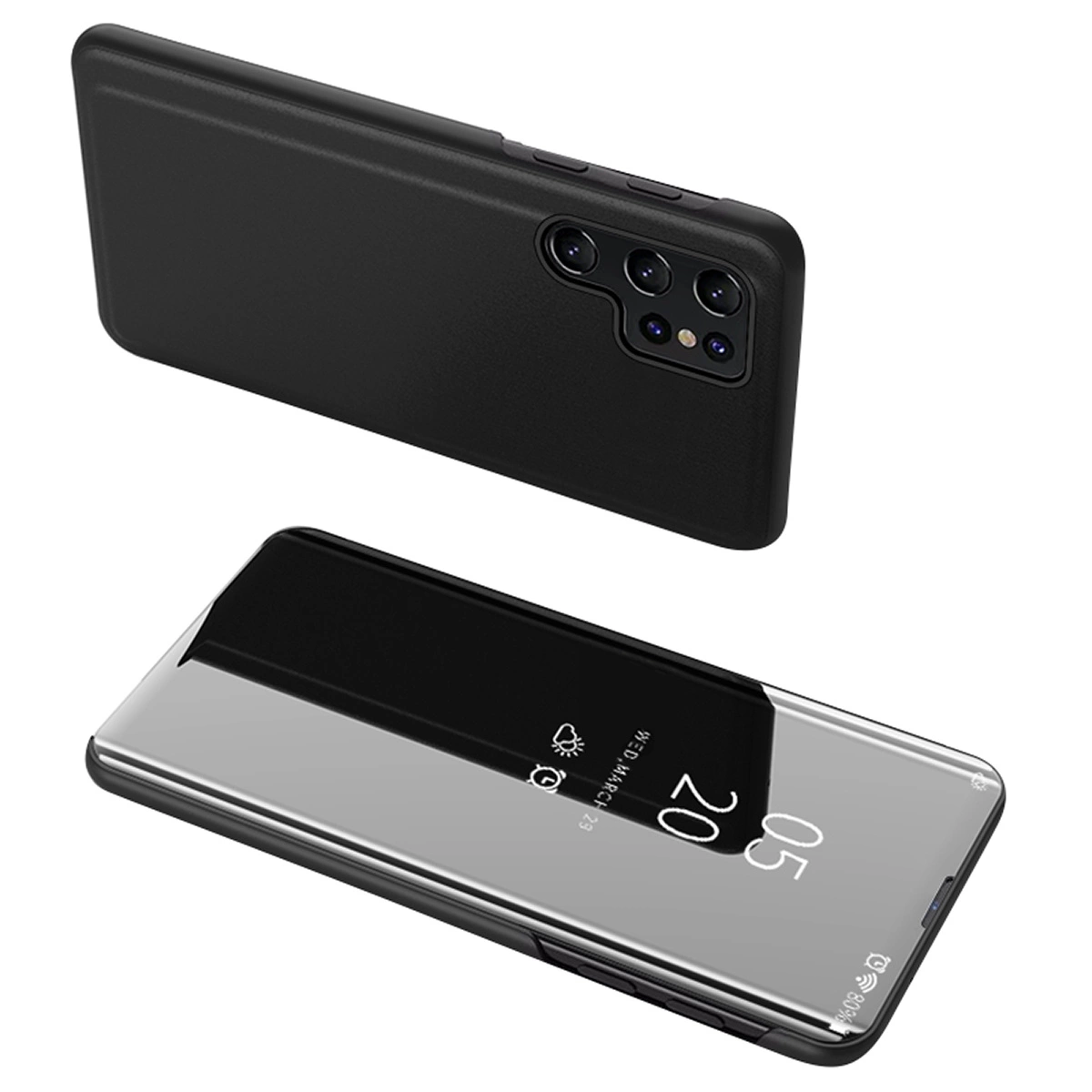 Чехол-книжка Clear View для Samsung Galaxy S24 Ultra - черный