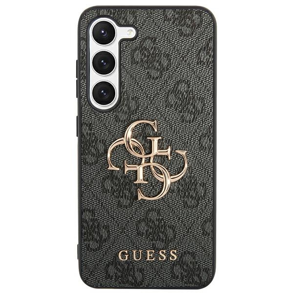 Guess Samsung Galaxy S24 vāciņš 4G Big Metal Logo, melns