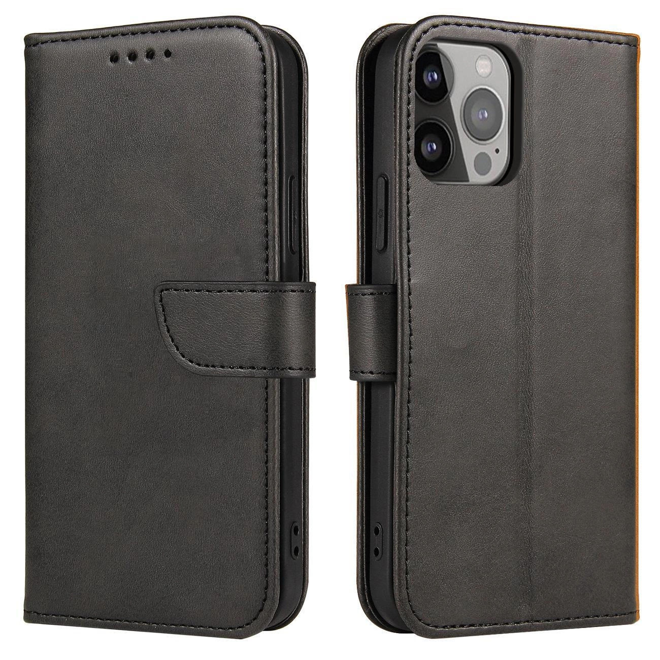 Hurtel Xiaomi 14 Pro atverams vāciņš maciņš grāmatiņa Magnet Case, melns