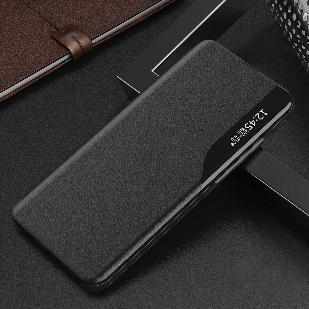 Hurtel Xiaomi POCO C65 / Redmi 13C Wallet Case Eco Leather View Case, Black