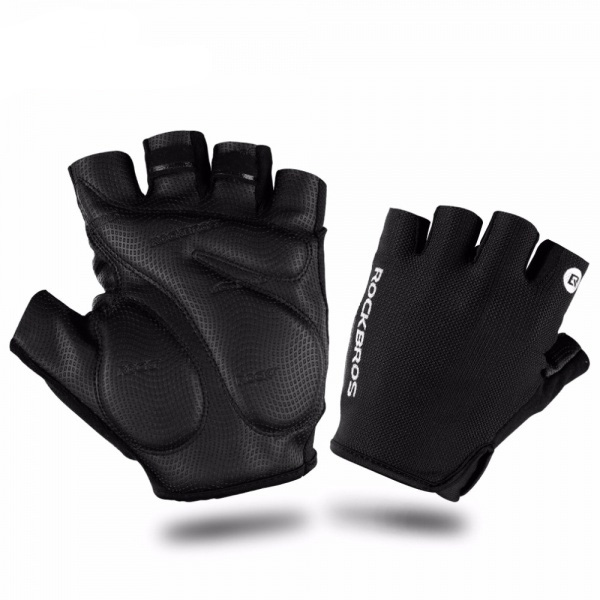 Rockbros S106BK Cycling Gloves, Size S, Black
