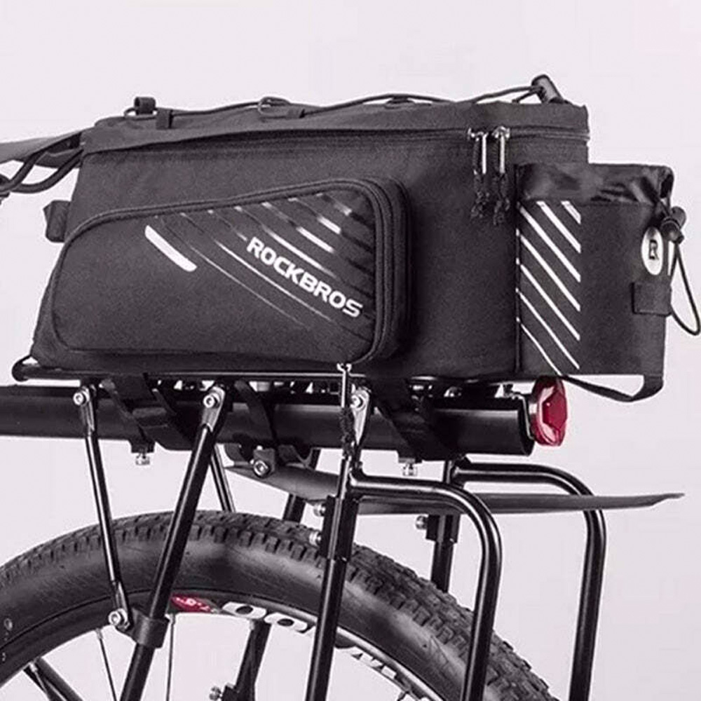 Rockbros A9-BK velosipēda bagāžnieka soma 12L, melna