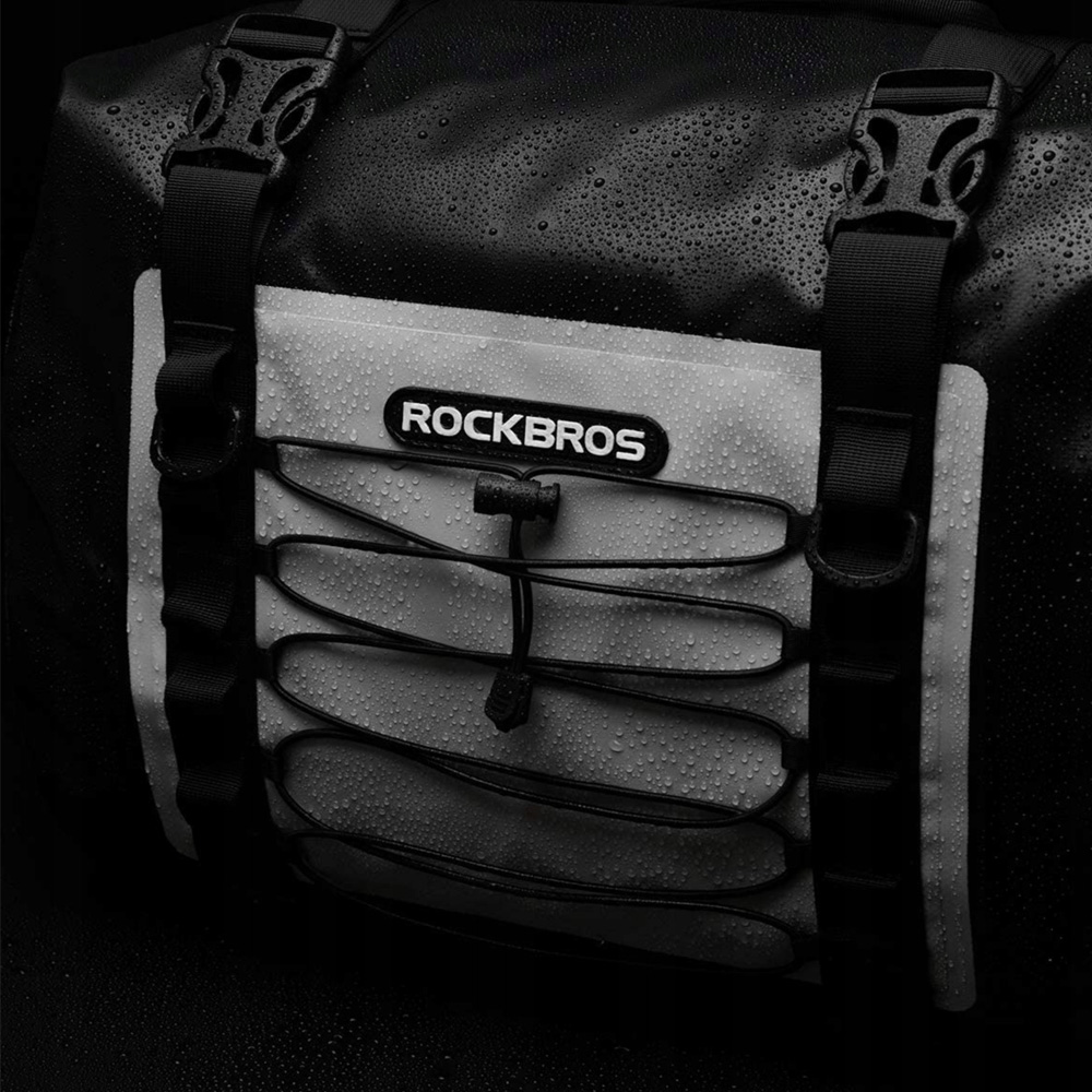 Водонепроницаемая мотосумка Rockbros AS-010BGR, серая