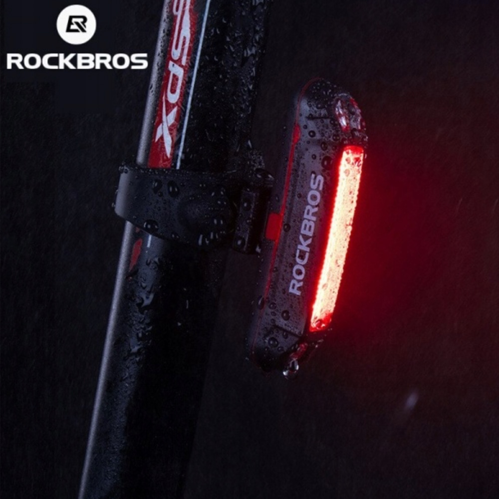 Rockbros A54BK Rear Bike Light, 100lm, Black