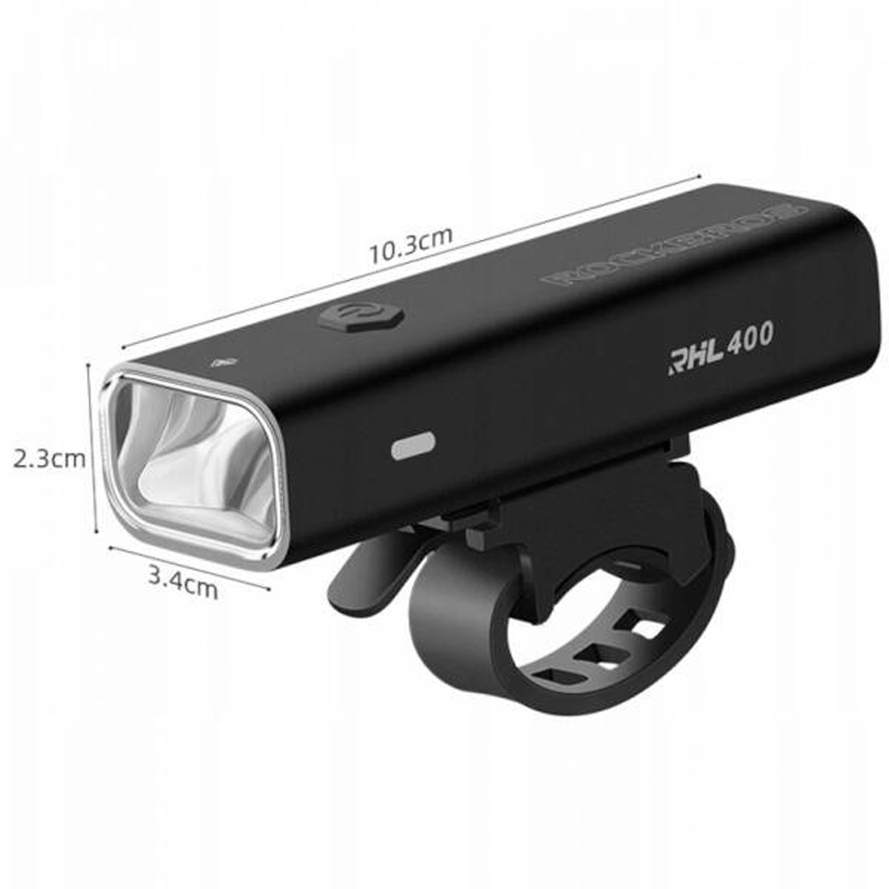 Rockbros 24310006001 Front Bike Light 400 lm, Black