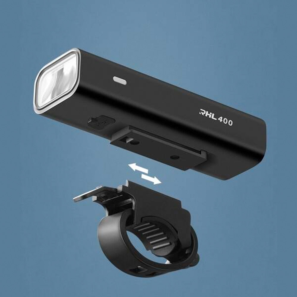 Rockbros 24310006001 Front Bike Light 400 lm, Black