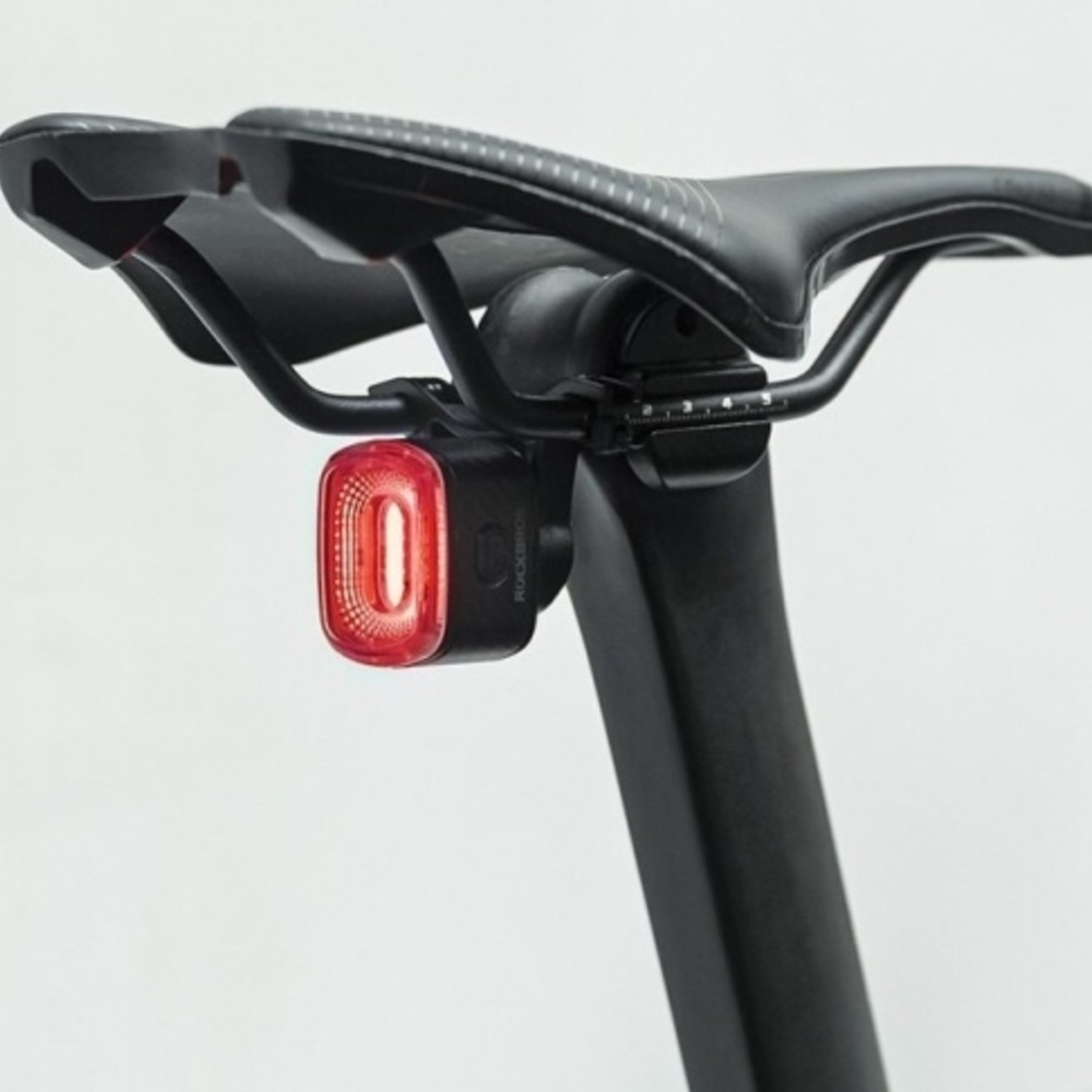Rockbros Q2S LED Rear Bike Light with Smart Stop System, Black