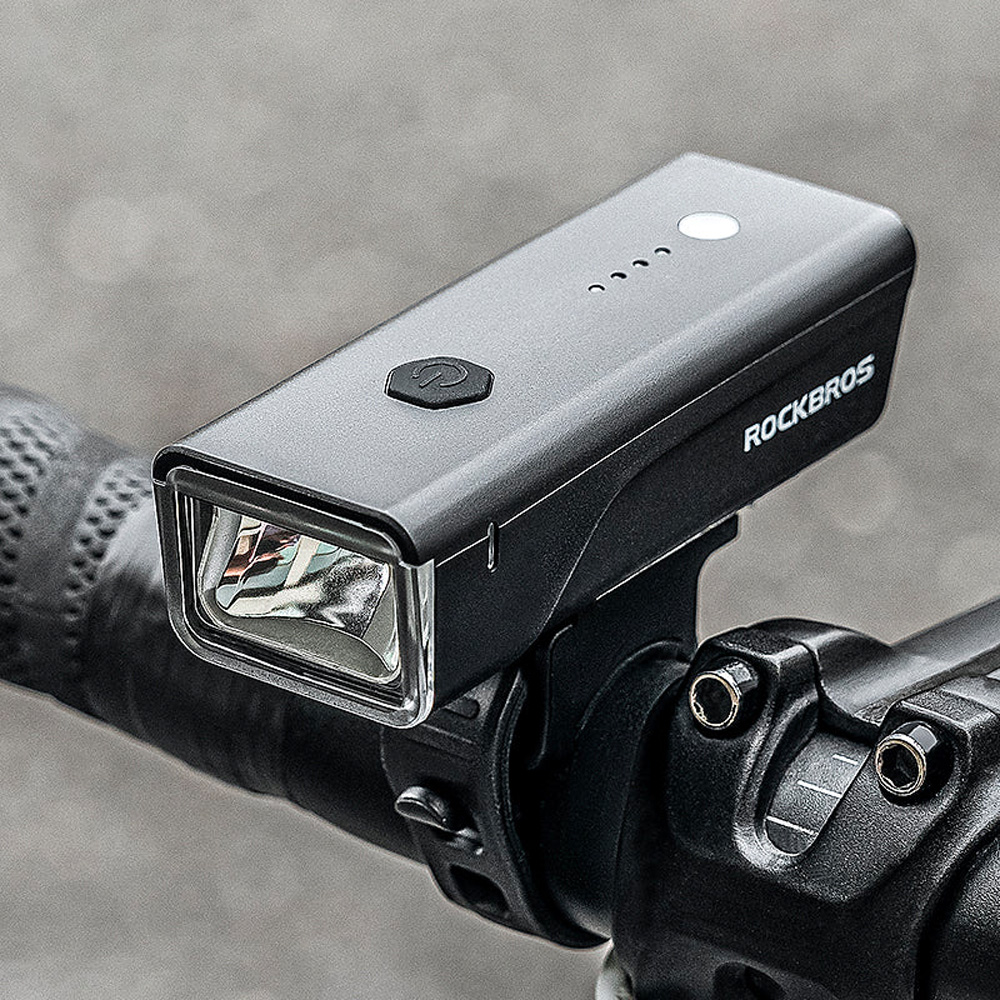 Rockbros 24510003001 Front Bike Light 260lm, Black